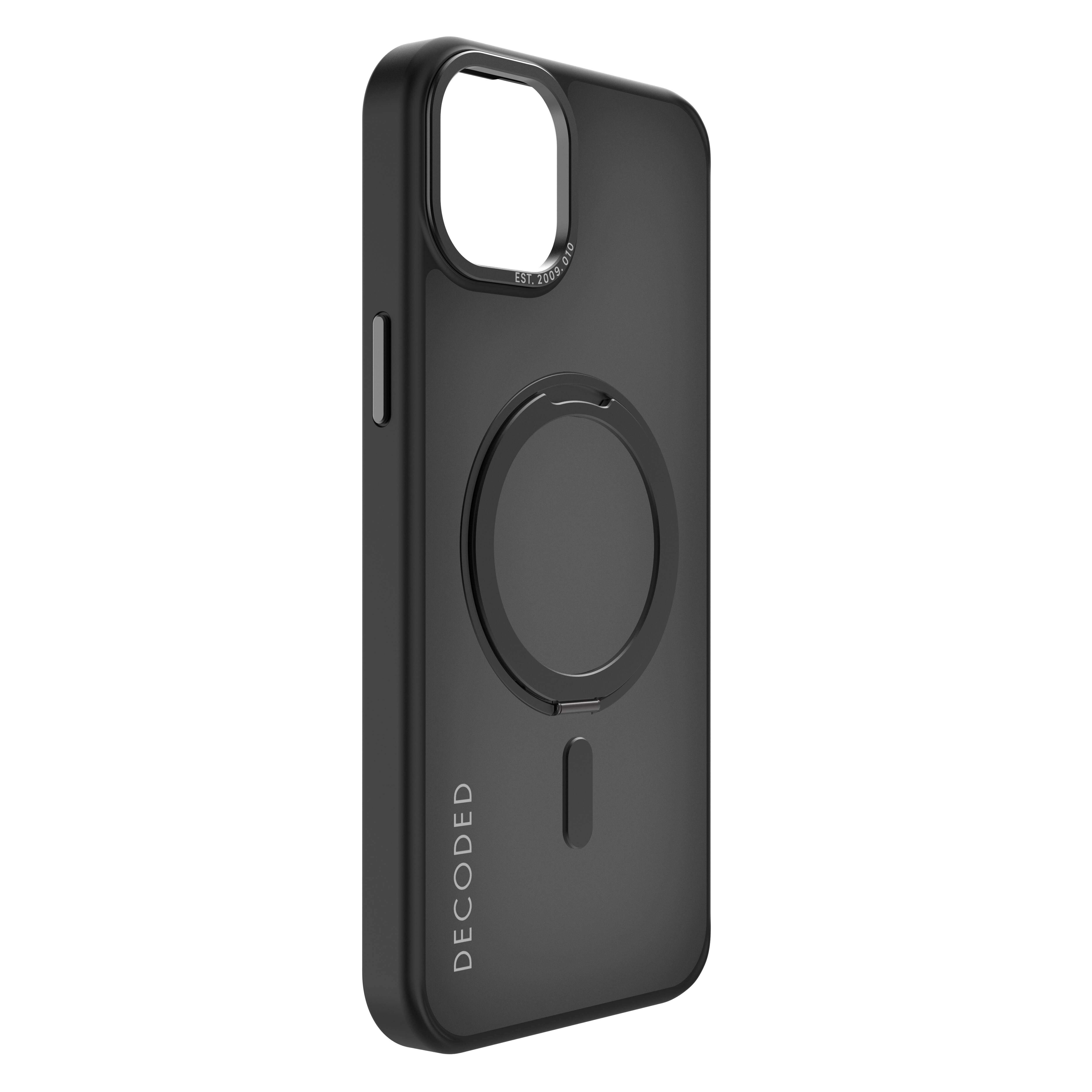 Decoded Recycled Plastic Loop Stand Backcover iPhone 15 Plus Black