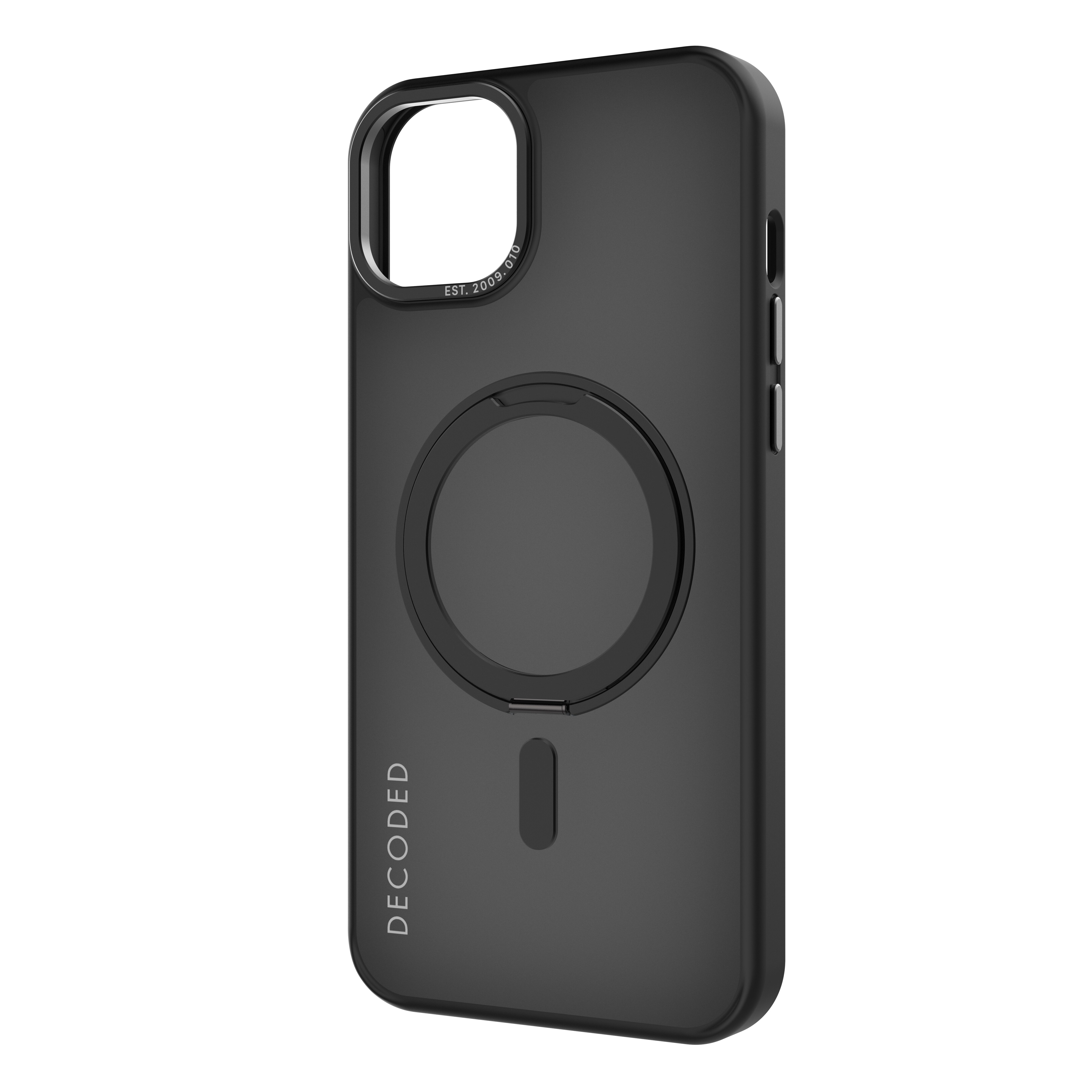 Decoded Recycled Plastic Loop Stand Backcover iPhone 15 Plus Black