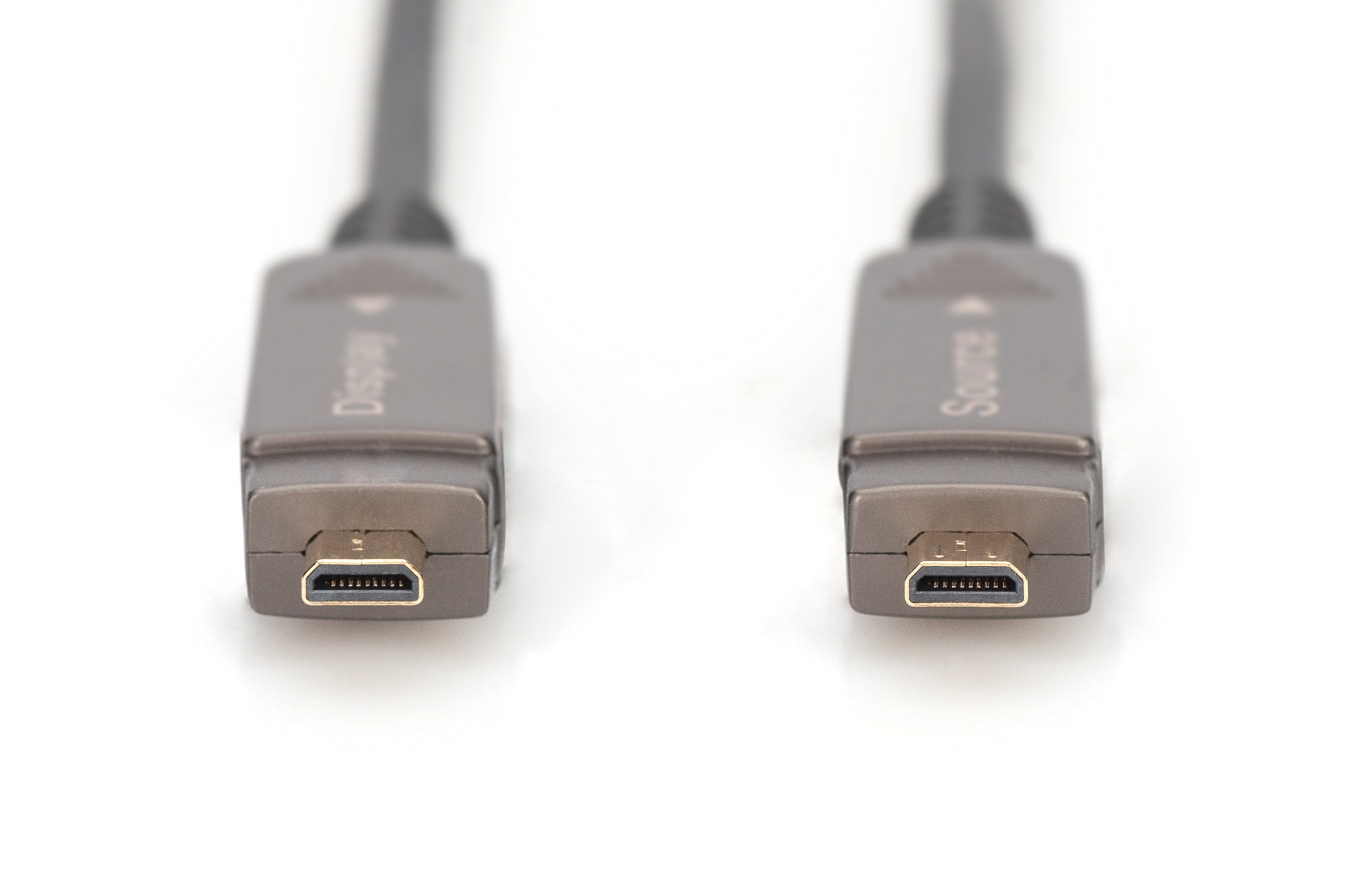 DIGITUS 4K HDMI AOC Verbindungskabel HDMI auf HDMI Abnehmbare Stecker 4K 10m