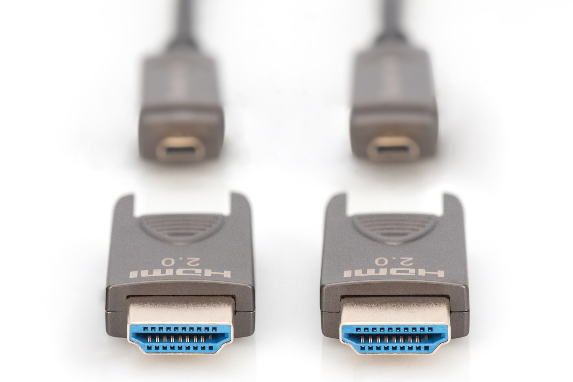 DIGITUS 4K HDMI AOC Verbindungskabel HDMI auf HDMI Abnehmbare Stecker 4K 20m