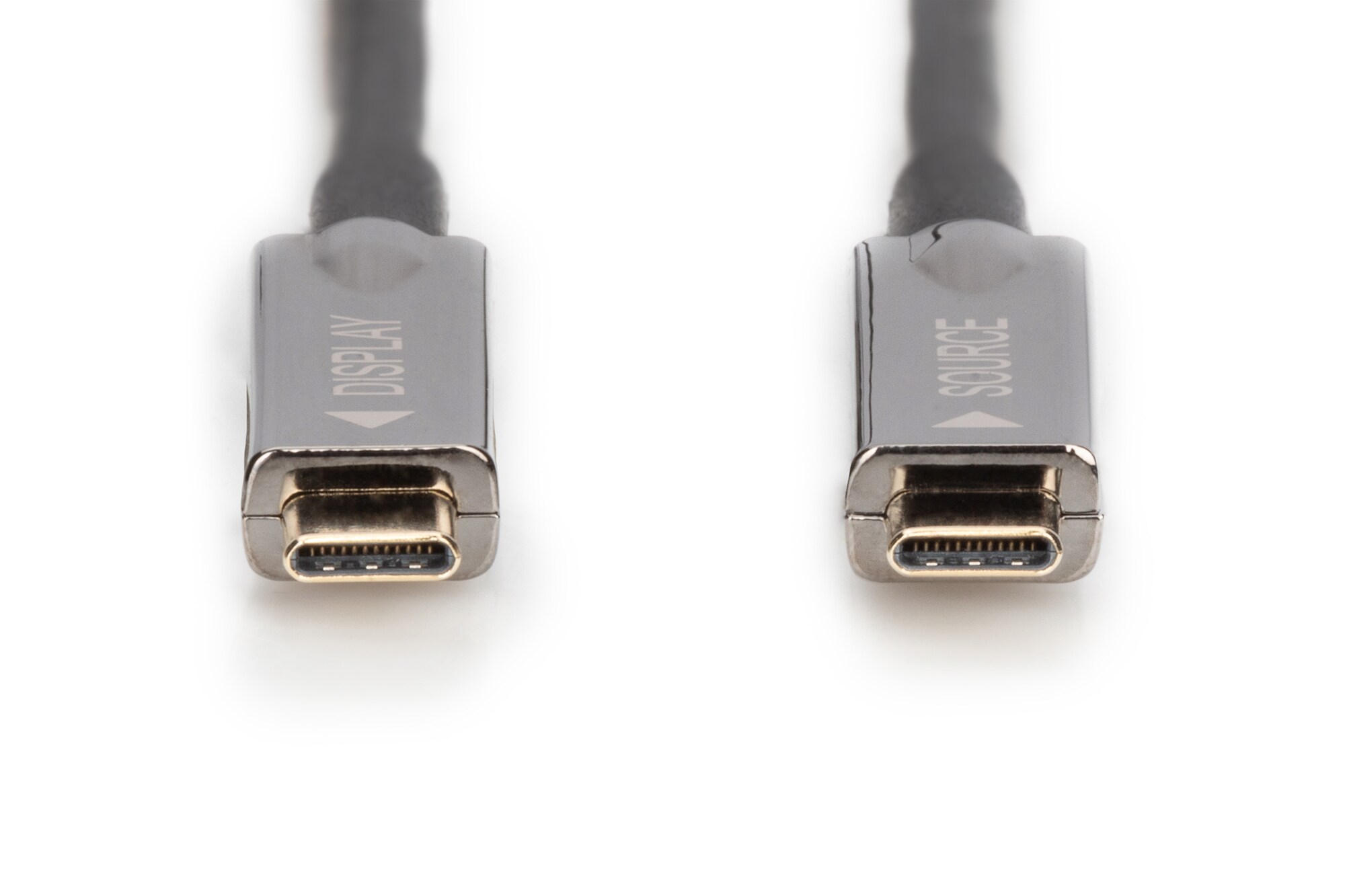 DIGITUS USB Type-C - USB Type-C AOC Hybrid Glasfaserkabel 4K, 10m