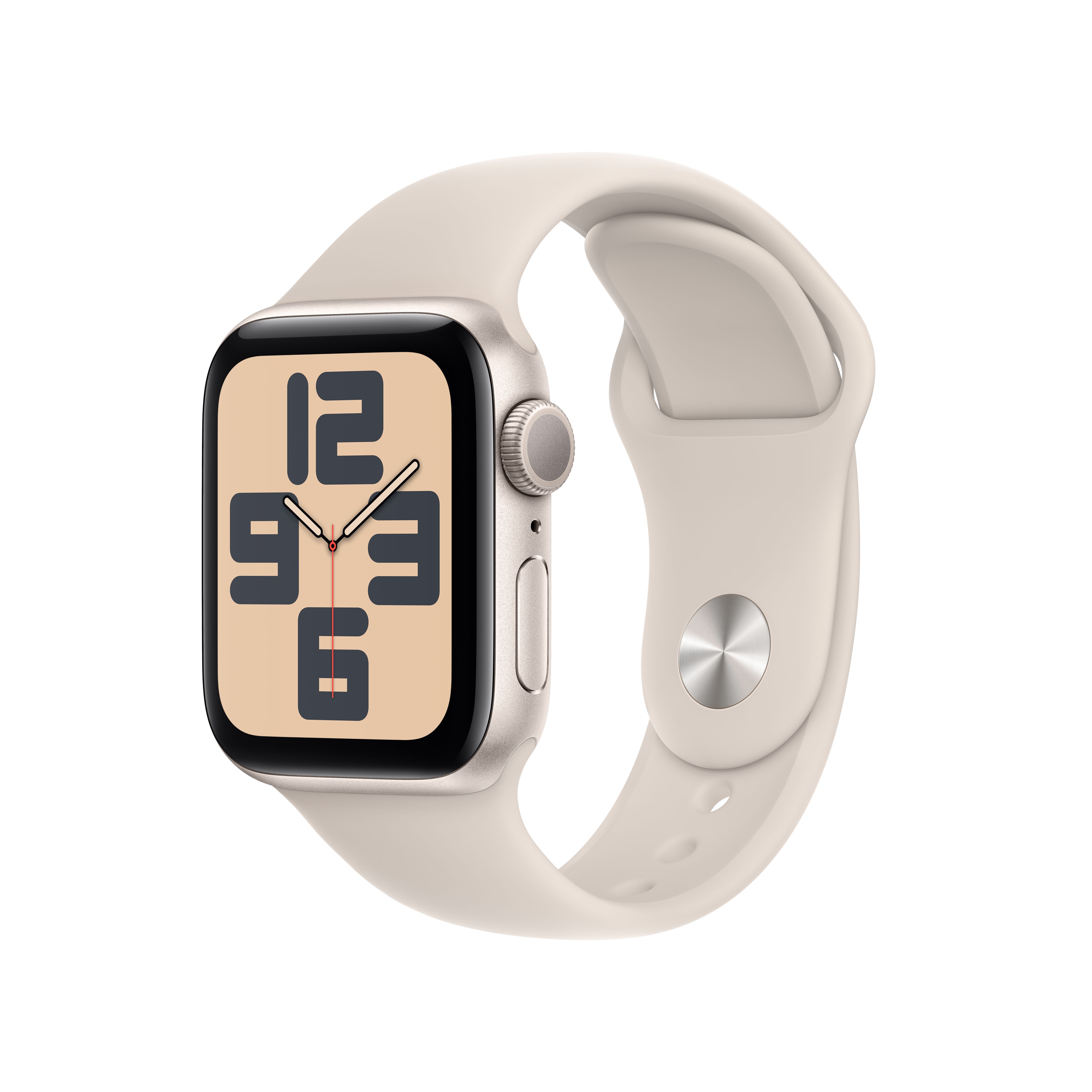 Apple Watch SE (2. Gen) GPS 40mm Alu Polarstern Sportarmband 