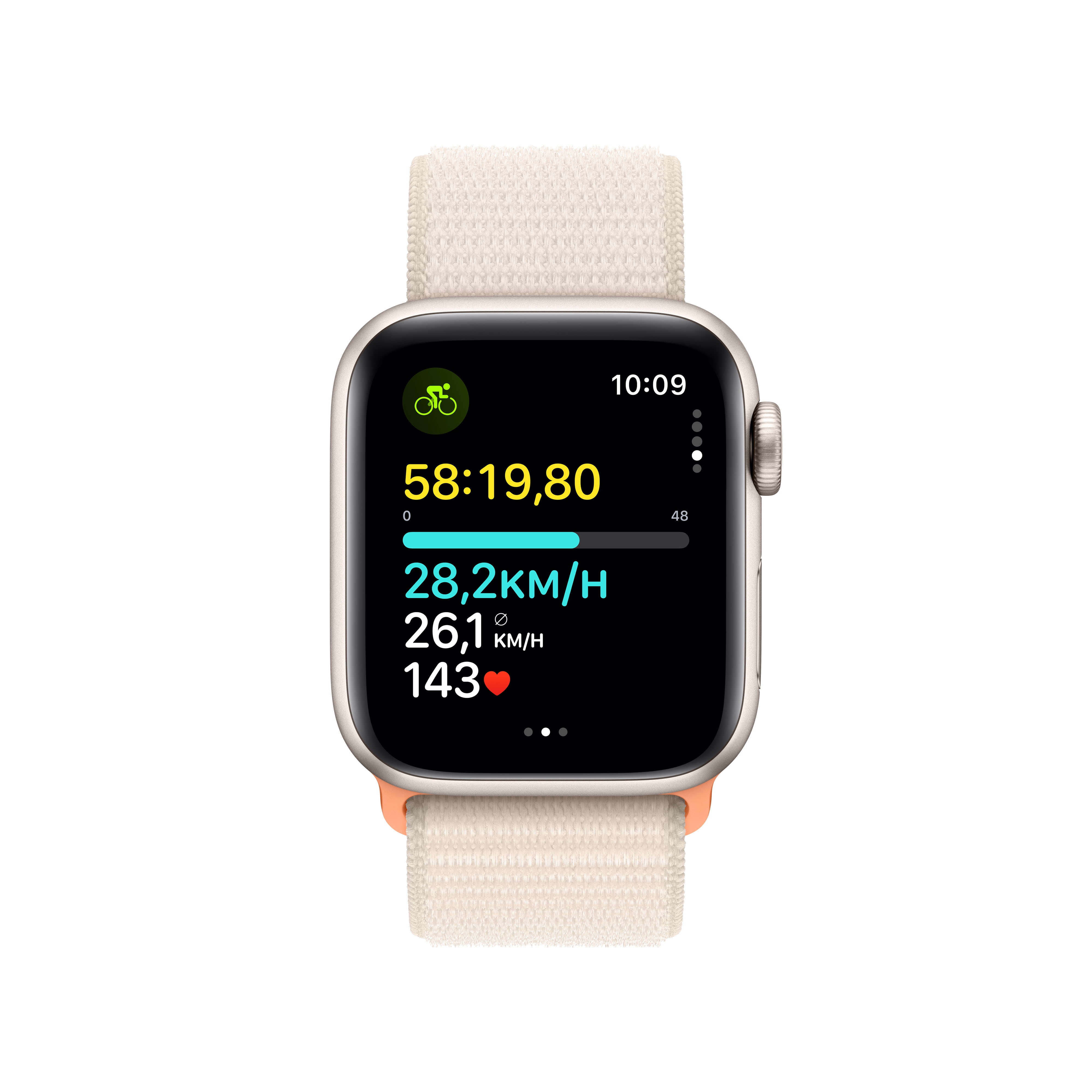 Apple Watch SE Loop Armband Polarstern Sport 40mm ++ (2. Cyberport Alu Polarstern Gen) GPS