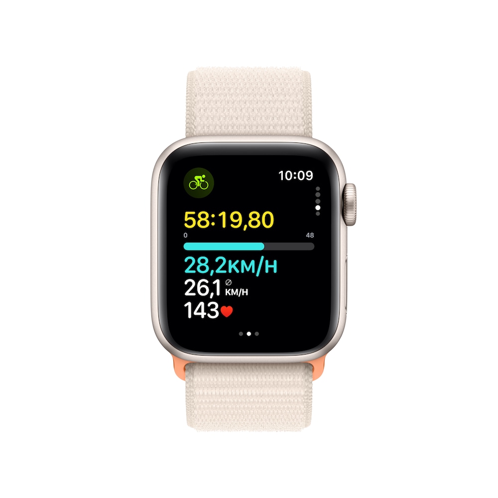 Apple Watch SE (2. Gen) GPS 40mm Alu Polarstern Sport Loop Armband  Polarstern ++ Cyberport