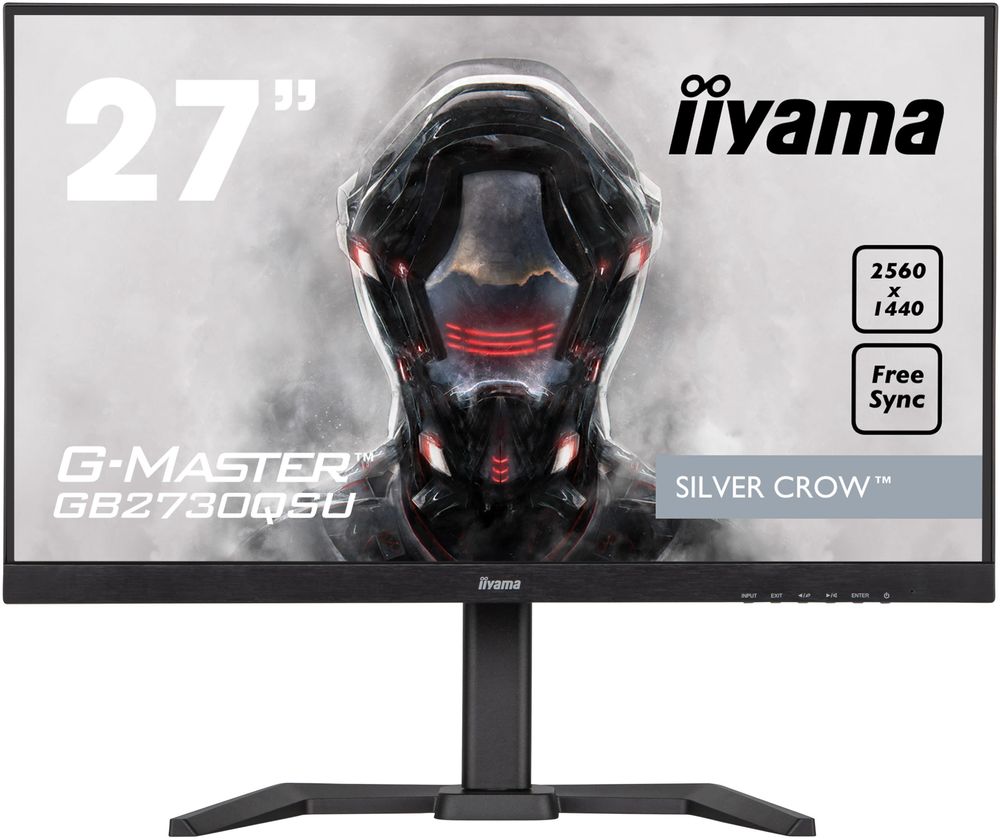 iiyama G-Master GB2730QSU-B5 Silver Crow 68.6 cm (27") WQHD Monitor