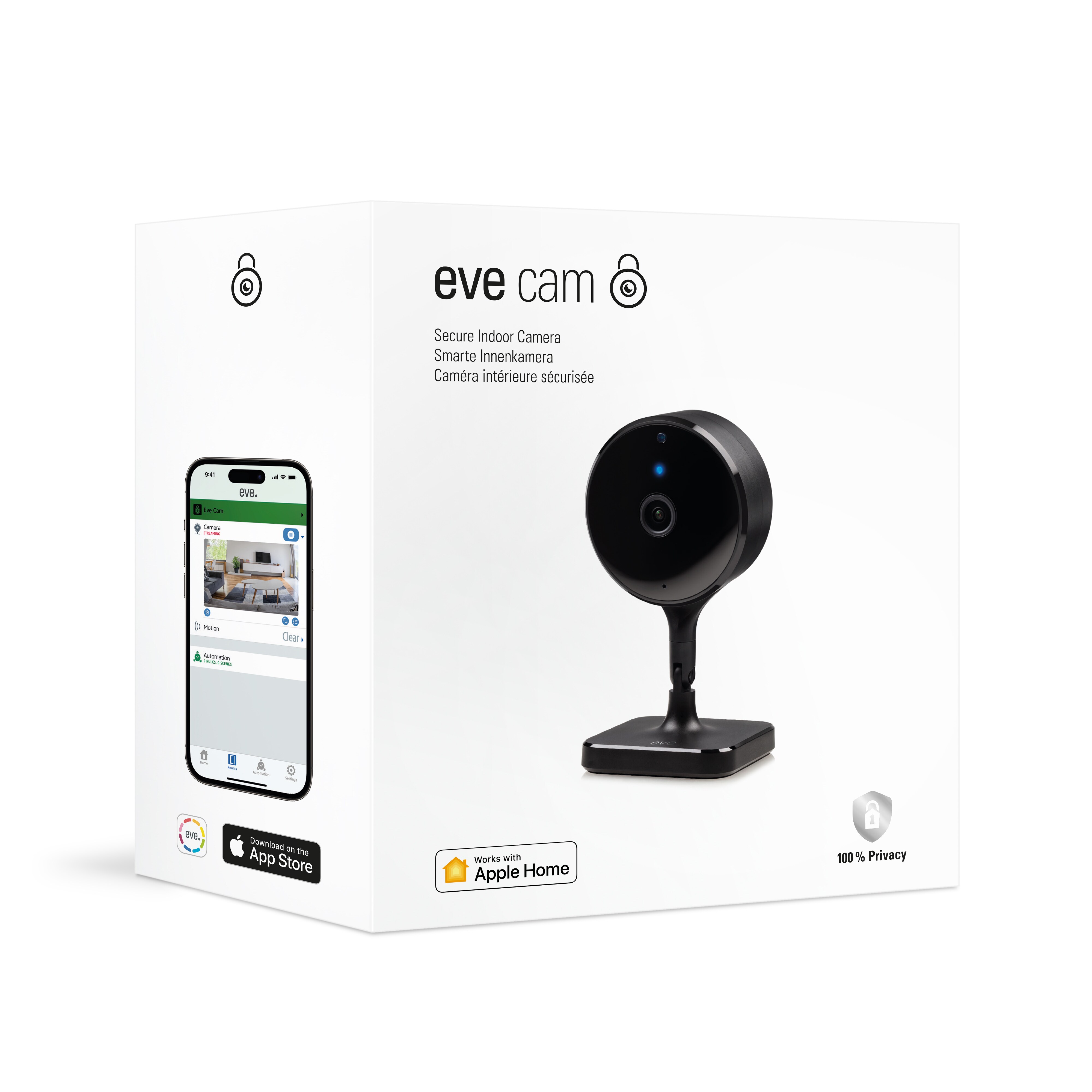 Eve Cam – Smarte Innenkamera mit Apple HomeKit Secure Video Technologie