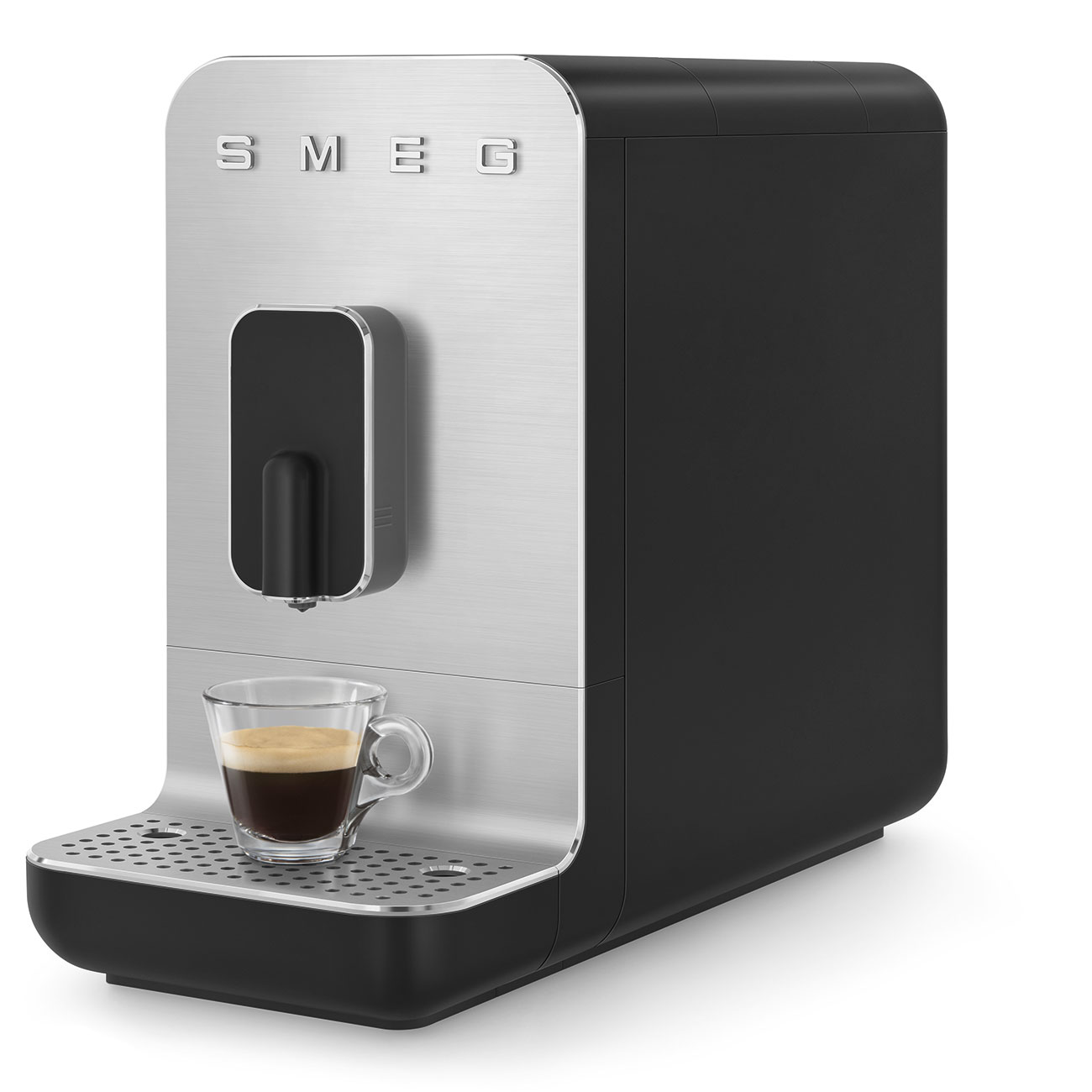 Smeg BCC01BLMEU 50's Style Kaffeevollautomat, schwarz-matt