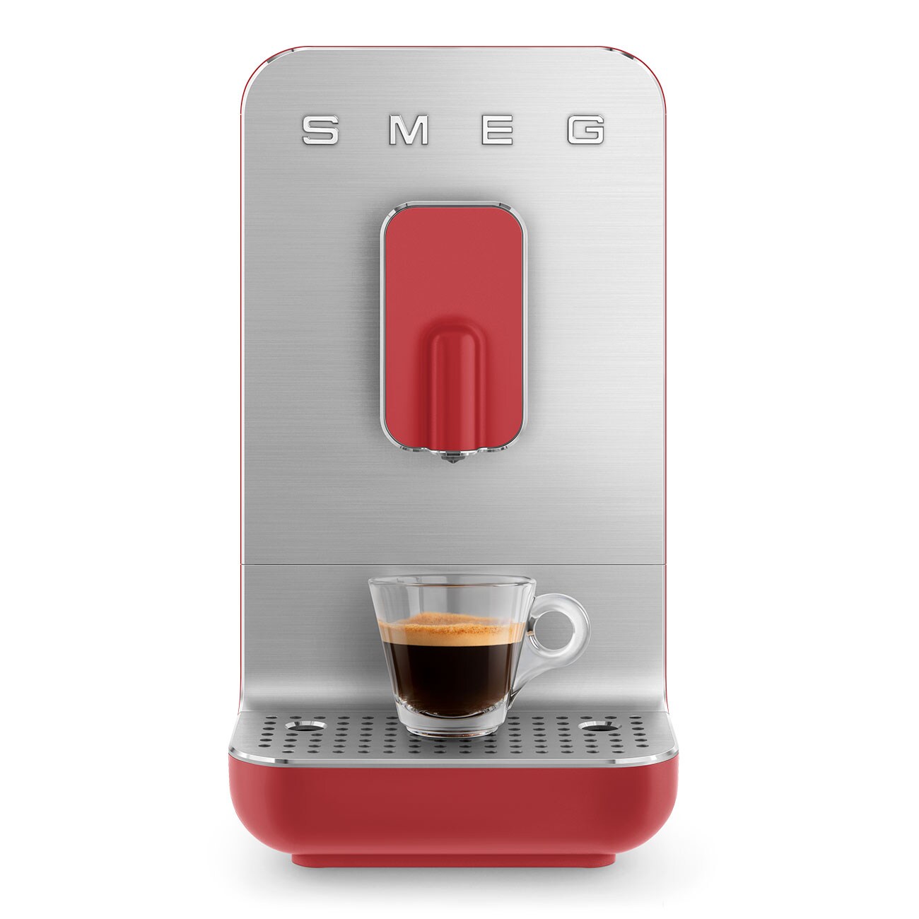 Smeg BCC01RDMEU 50s Style Kaffeevollautomat, rot-matt