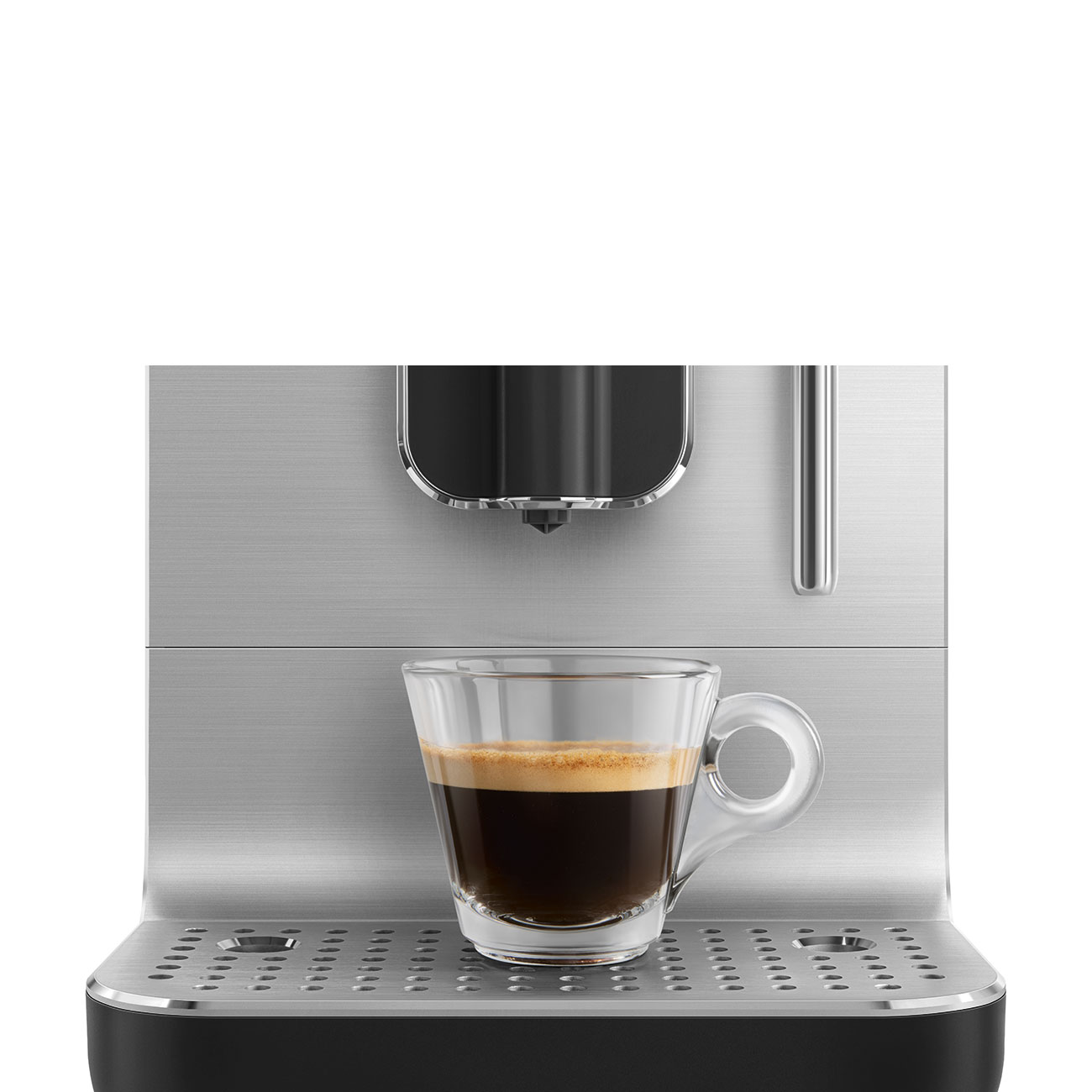 Smeg BCC02BLMEU 50s Style Kaffeevollautomat, schwarz-matt