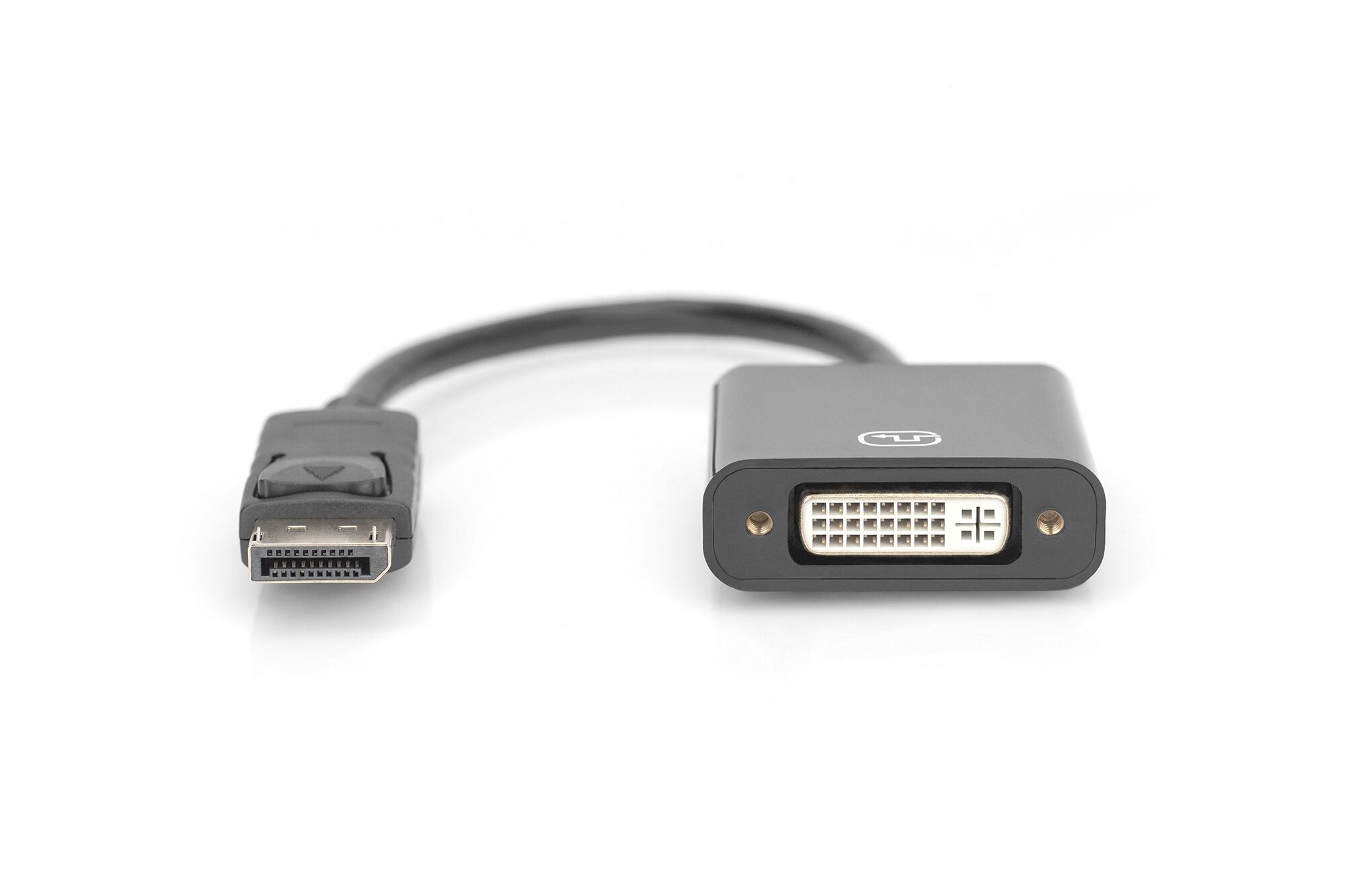 DIGITUS Aktiver DisplayPort Adapter DP auf DVI M/F, 0,15m