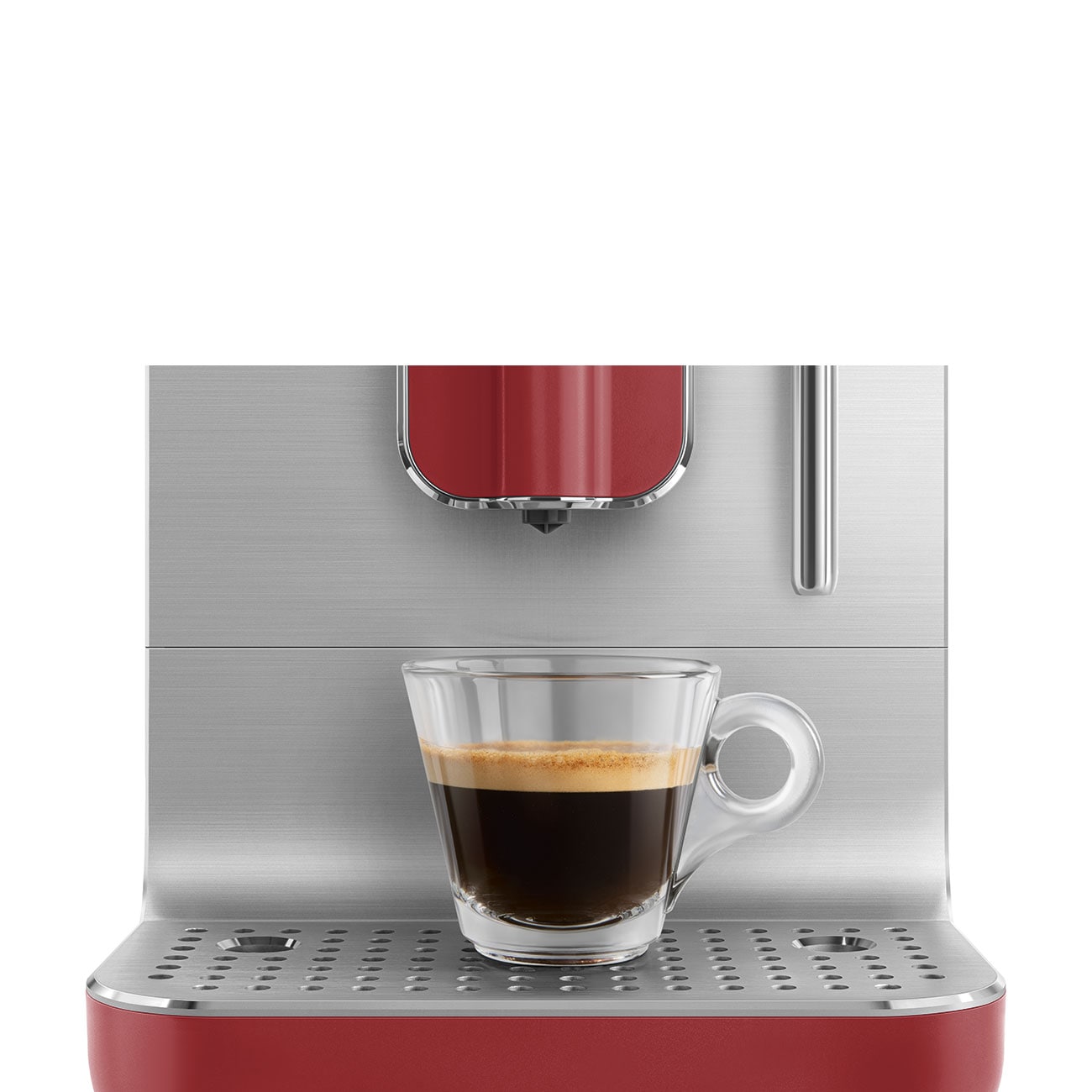 Smeg BCC02RDMEU 50s Style Kaffeevollautomat, rot-matt