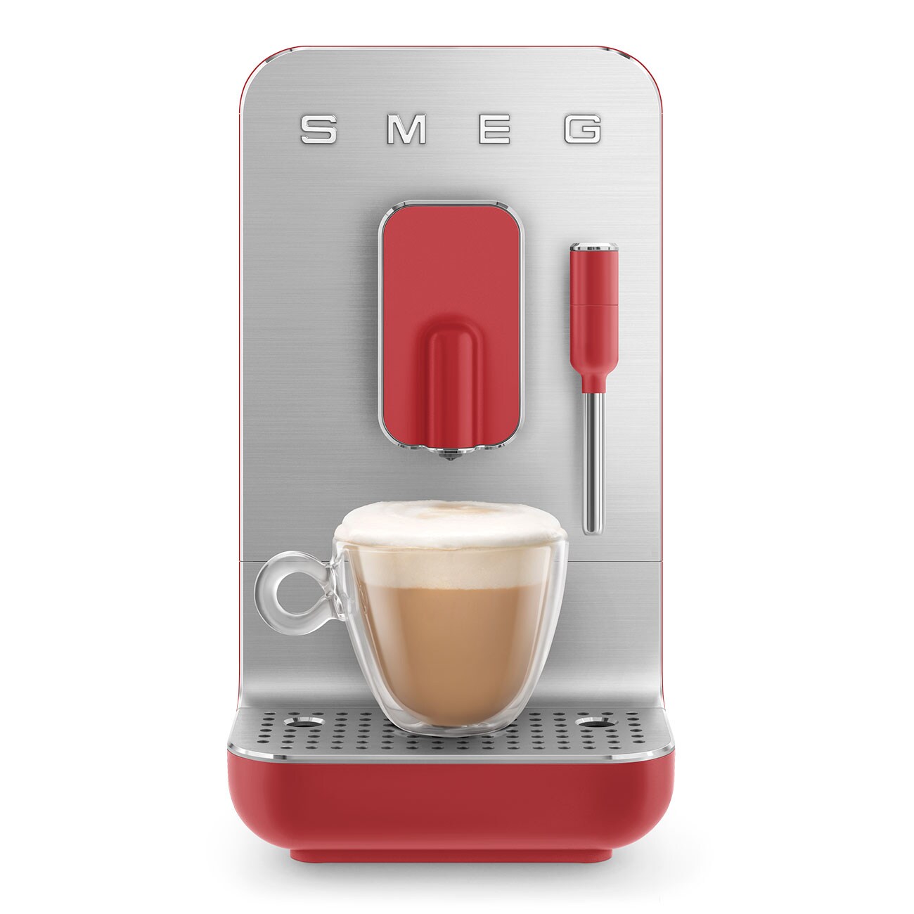 Smeg BCC02RDMEU 50s Style Kaffeevollautomat, rot-matt