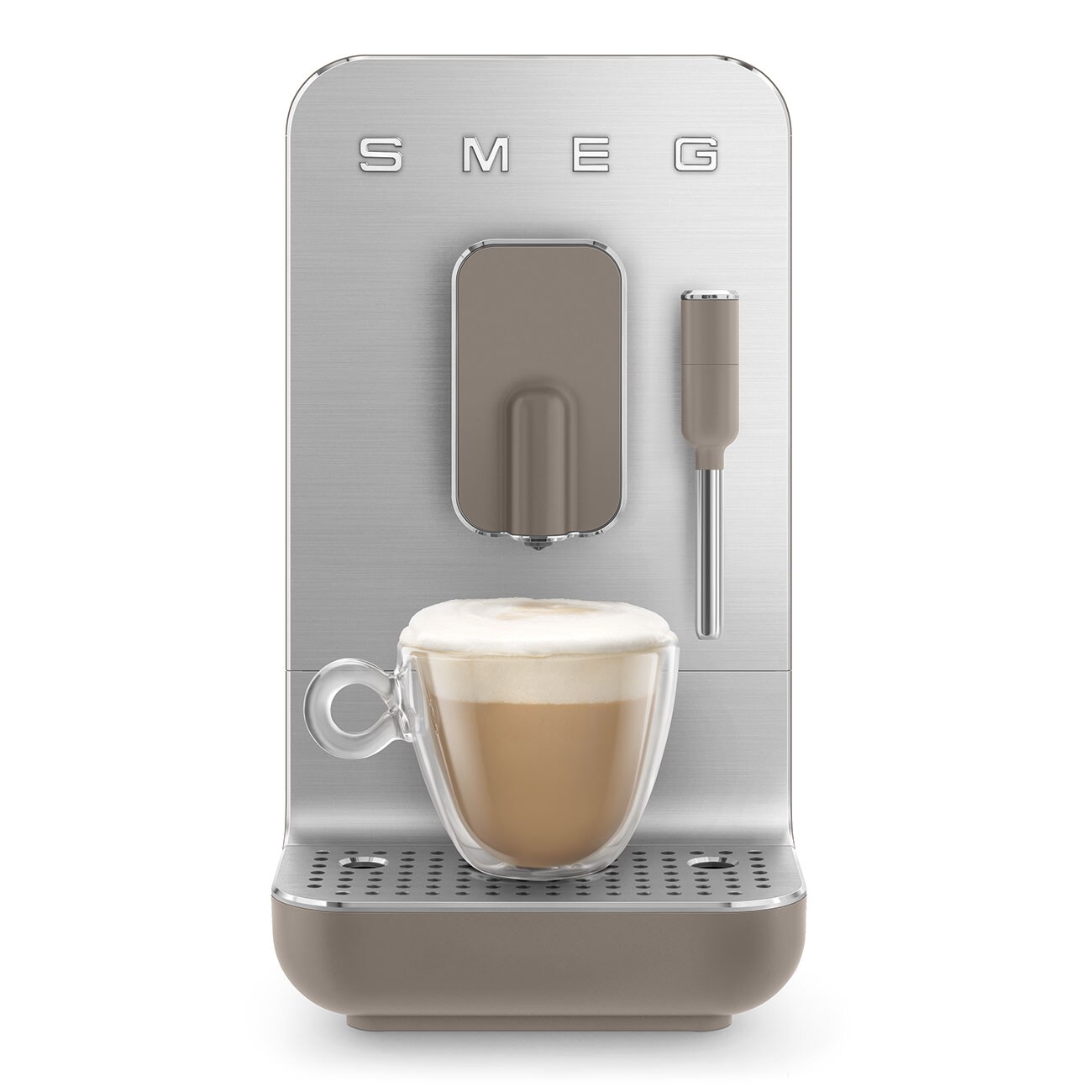 Smeg BCC02TPMEU 50s Style Kaffeevollautomat, taupe-matt