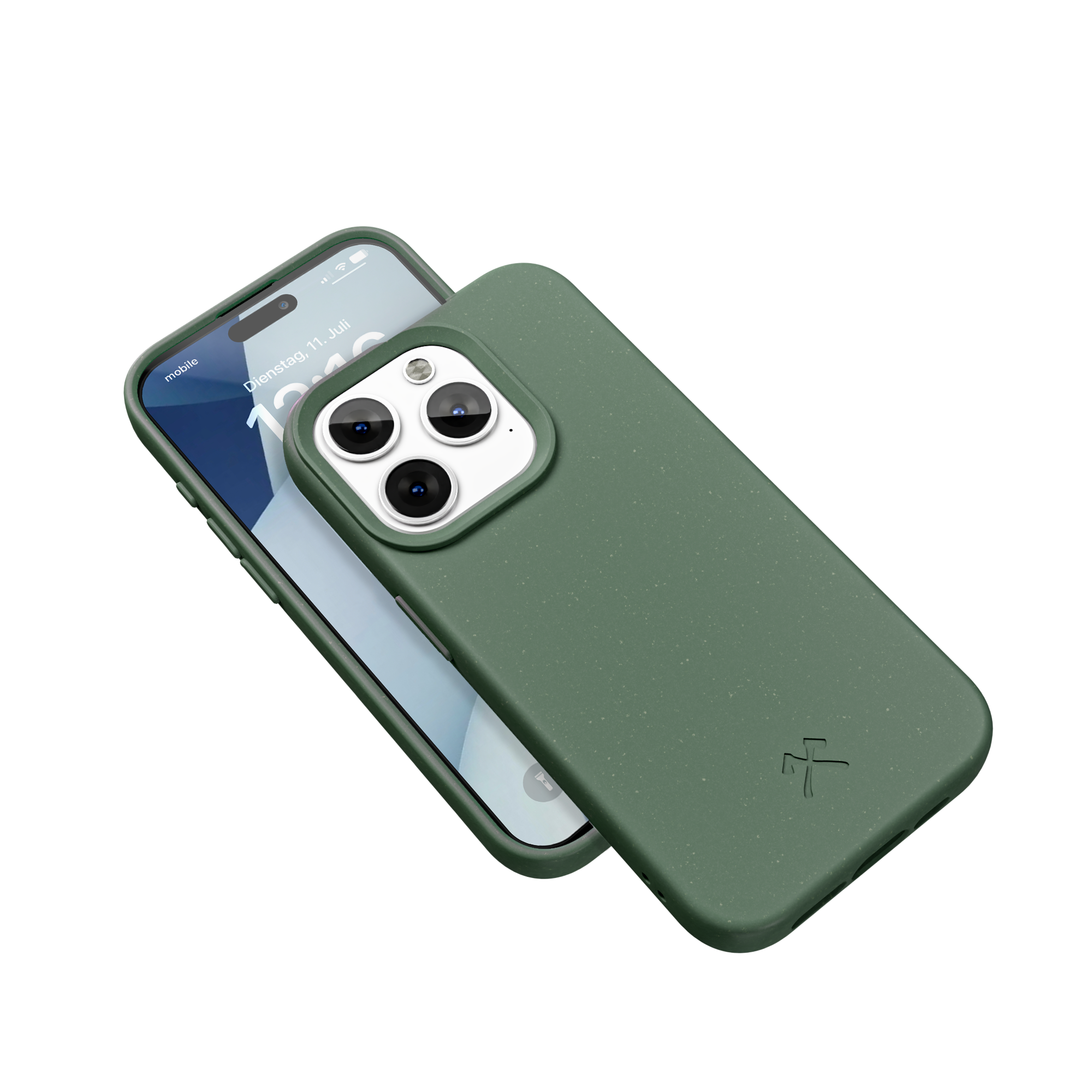 Woodcessories Bio Case MagSafe iPhone 15 Pro Midnight Green Biomaterial