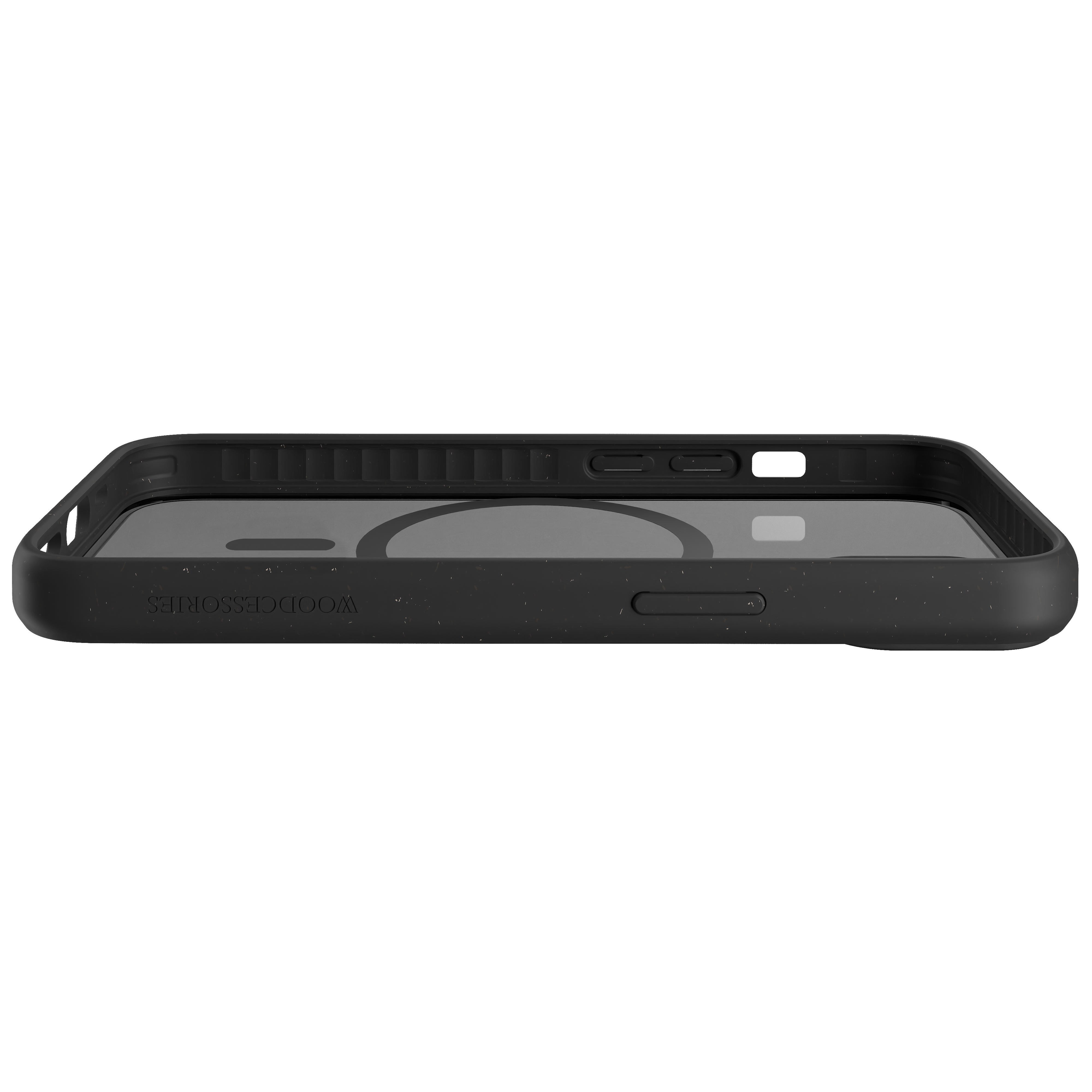 Woodcessories Clear Case MagSafe iPhone 15 clear black