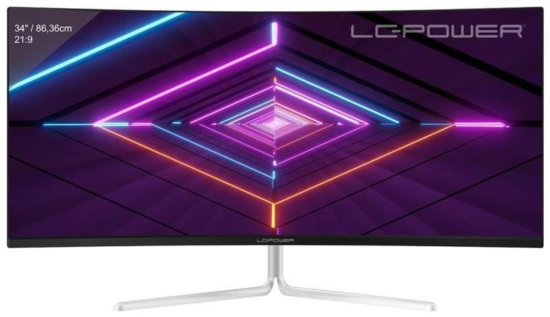 LC-Power LC-M34-UWQHD-100-C-V3 Curved 86.4 cm (34") UWQHD Monitor