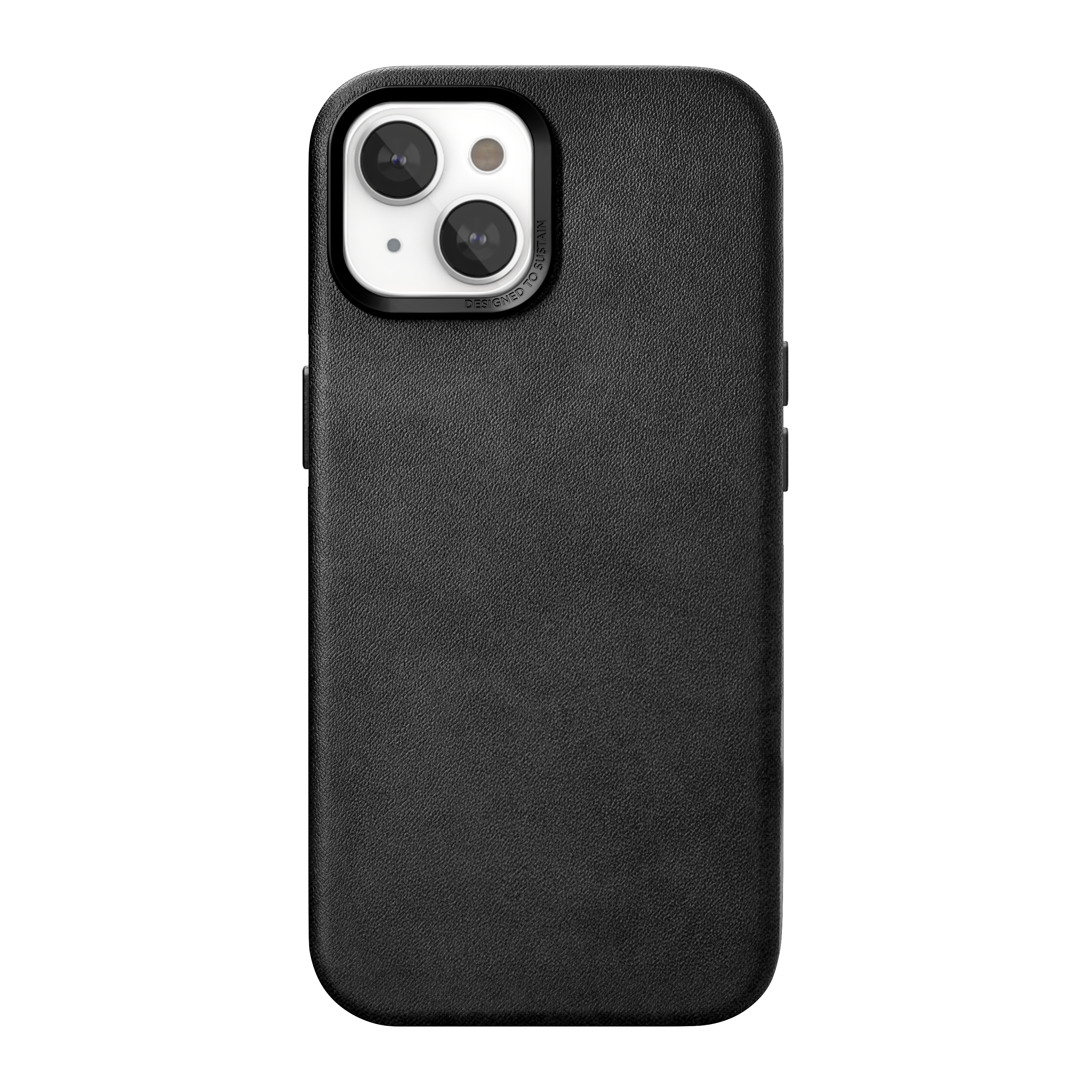 Woodcessories Bio Leather Case MagSafe iPhone 15 Plus Black