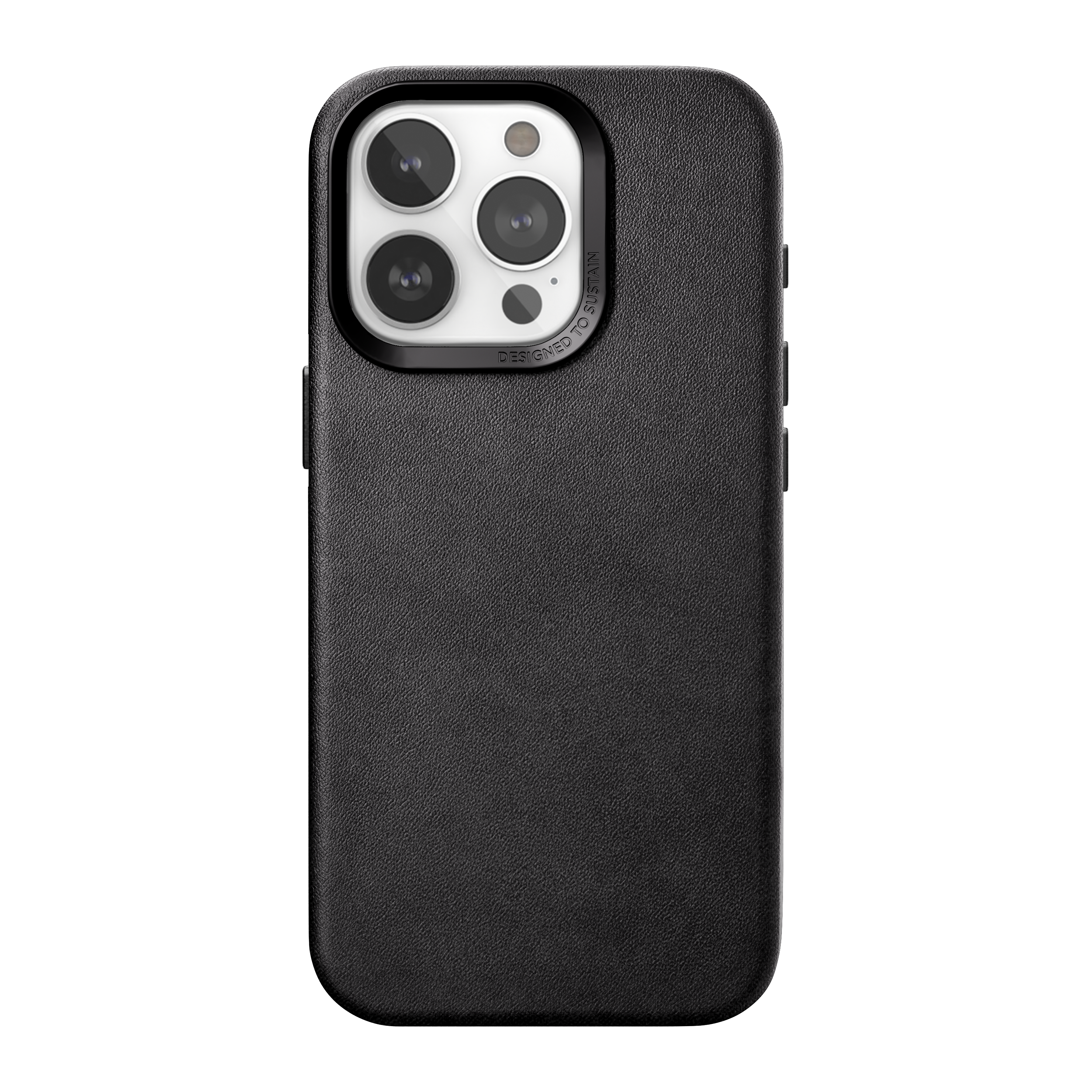 Woodcessories Bio Leather Case MagSafe iPhone 15 Pro Black