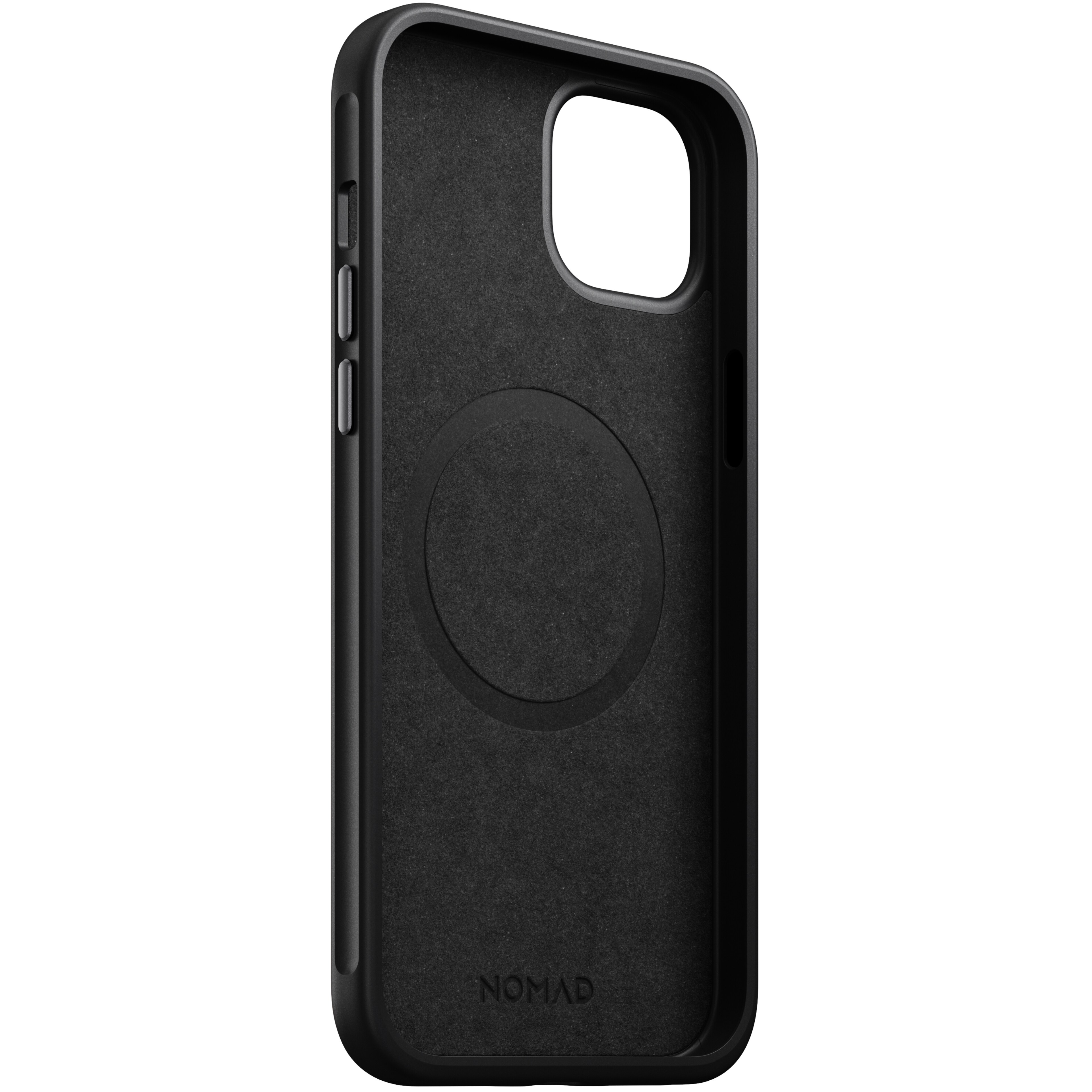 Nomad Modern Leather Case iPhone 15 Plus Black