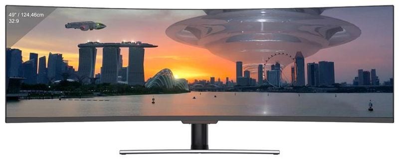 LC-Power M49-DFHD-144-C-Q Curved 124.2 cm (49")