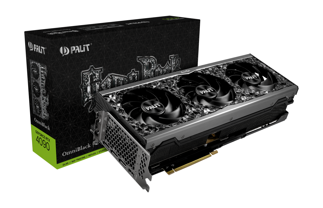 PALIT GeForce RTX 4090 Gamerock OmniBlack 24GB