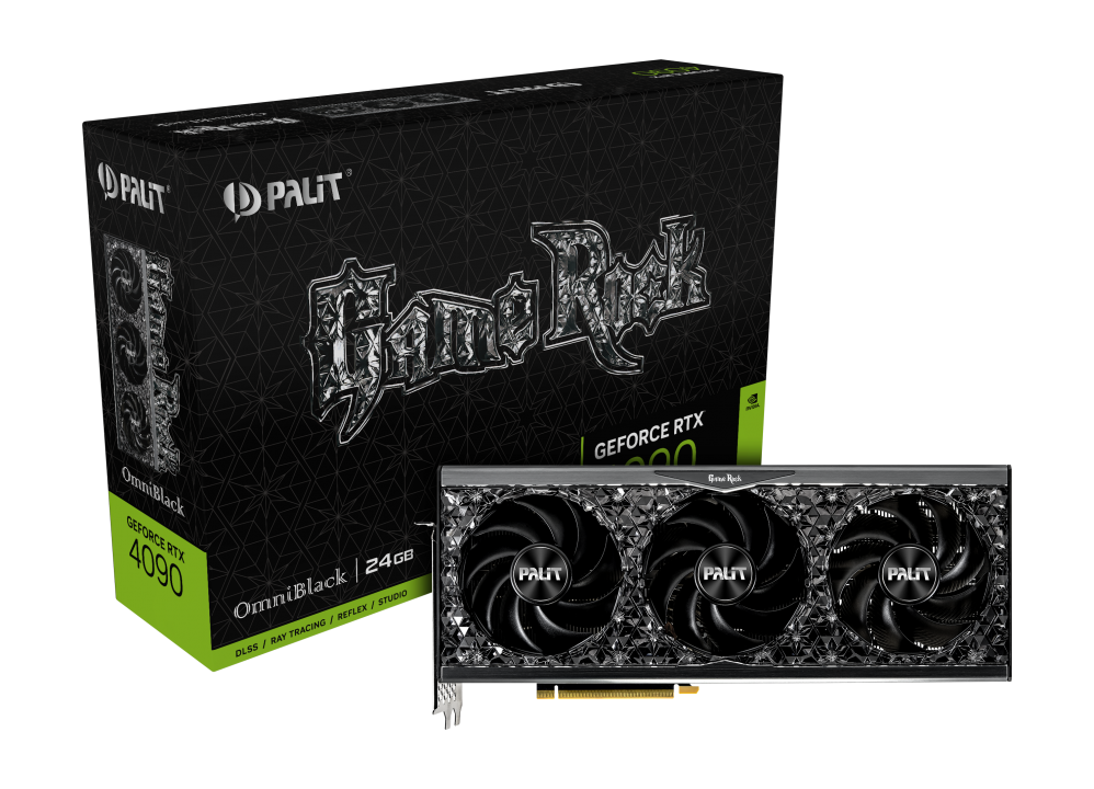 PALIT GeForce RTX 4090 Gamerock OmniBlack 24GB