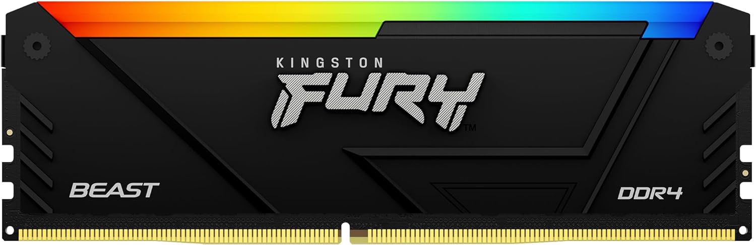 8GB (1x8GB) KINGSTON FURY Beast RGB DDR4-2666 CL16 RAM Gaming Arbeitsspeicher