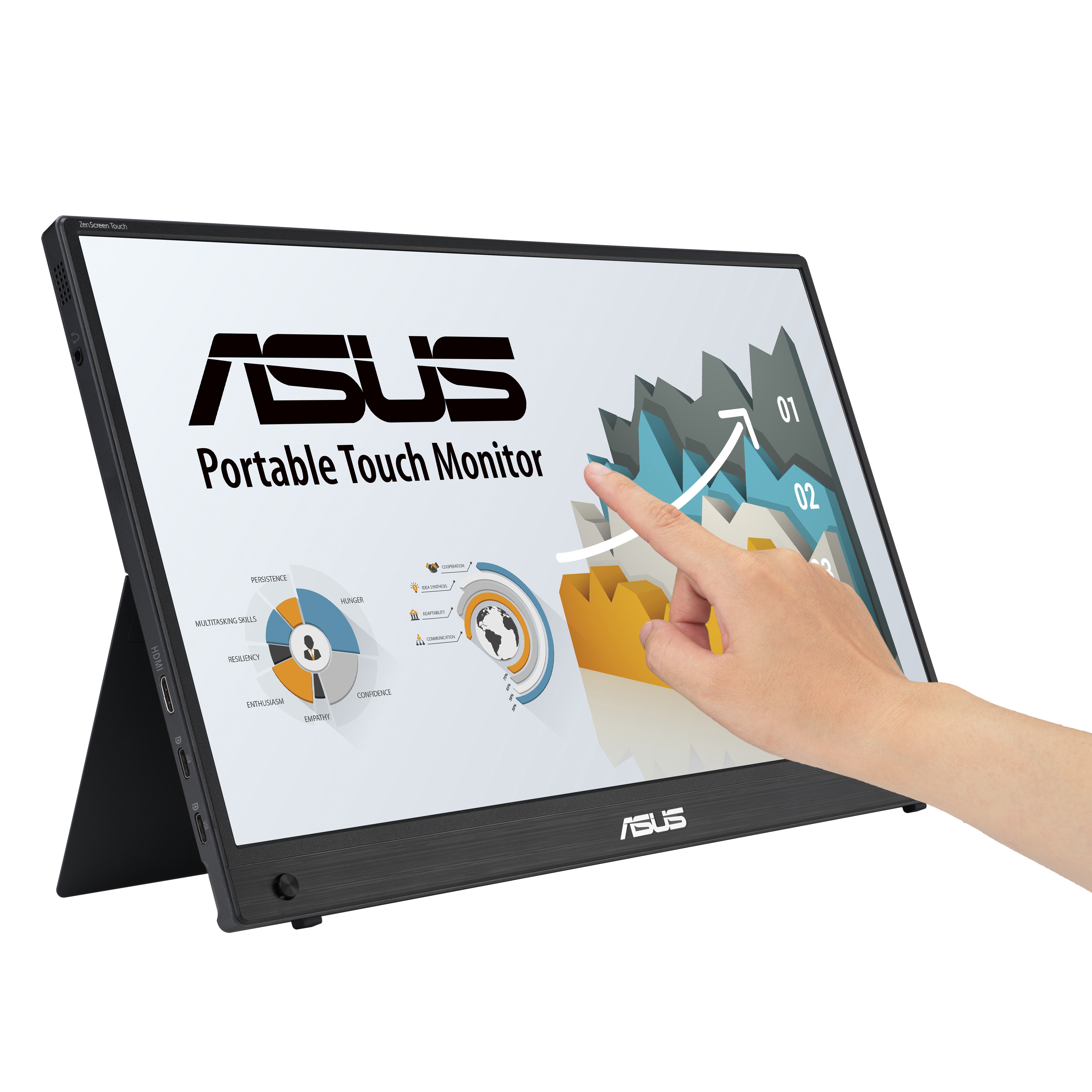 ASUS ZenScreen Touch MB16AHT 39.6 cm (15.6") Full HD Monitor