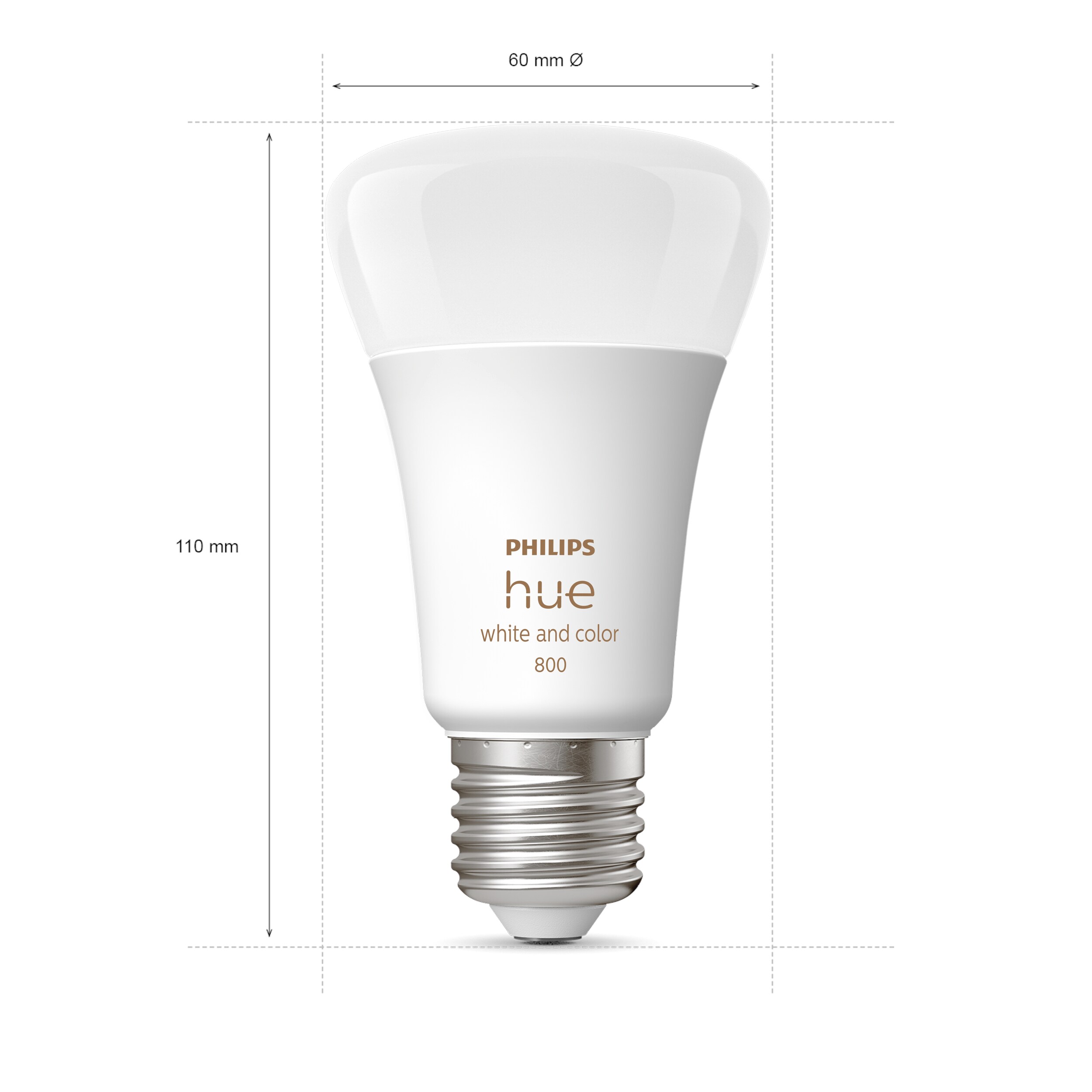 Philips Hue White &amp; Color Ambiance E27 570lm 60W, 4er Pack