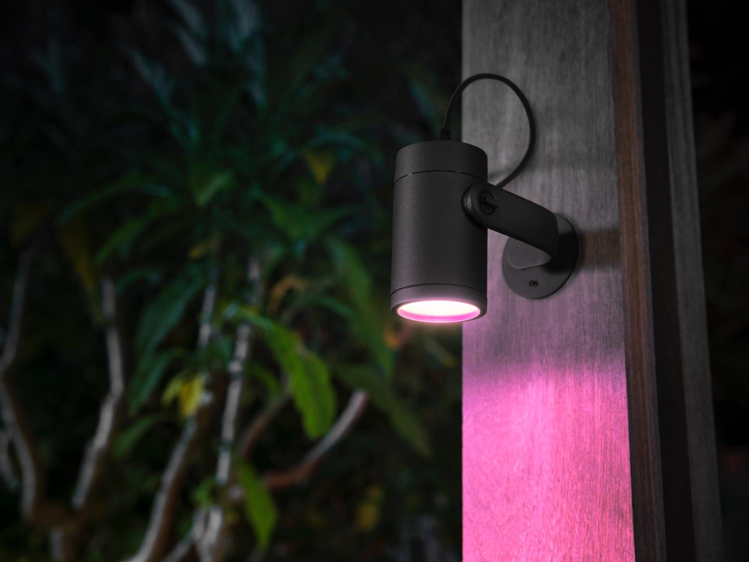 Philips Hue LED Gartenspot Lily 1er Basis-Set schwarz