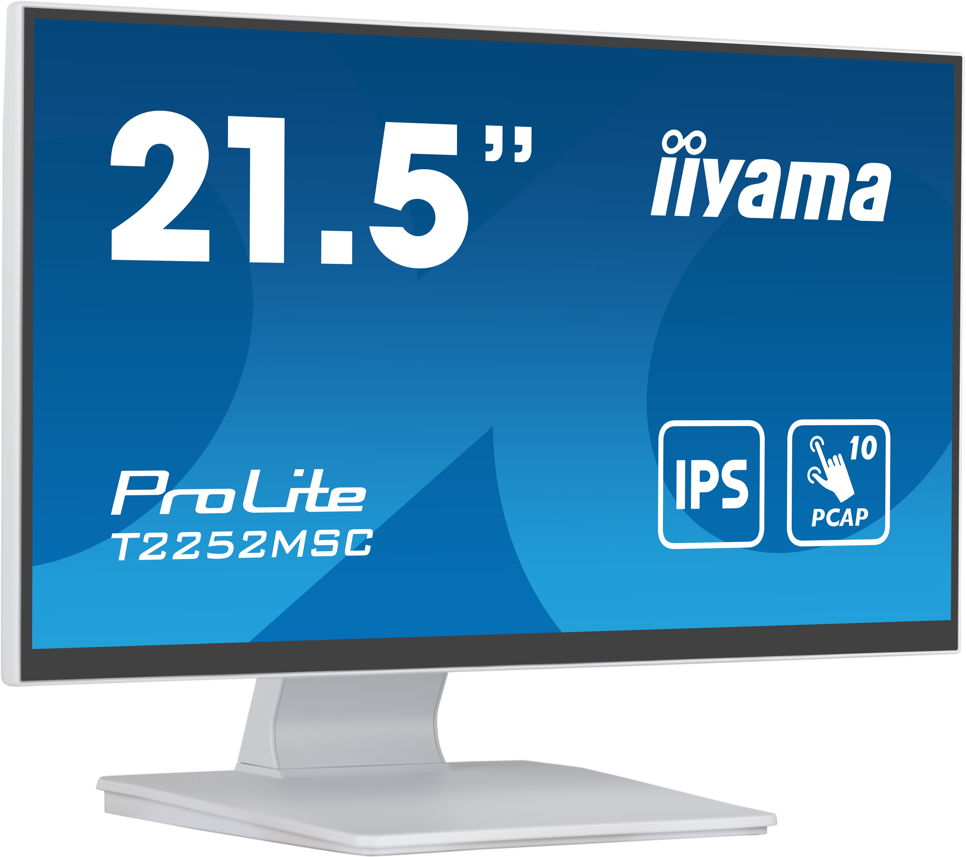 iiyama ProLite T2252MSC-W2 54,5cm (21,5") FHD IPS Multitouch-Monitor HDMI/DP/USB