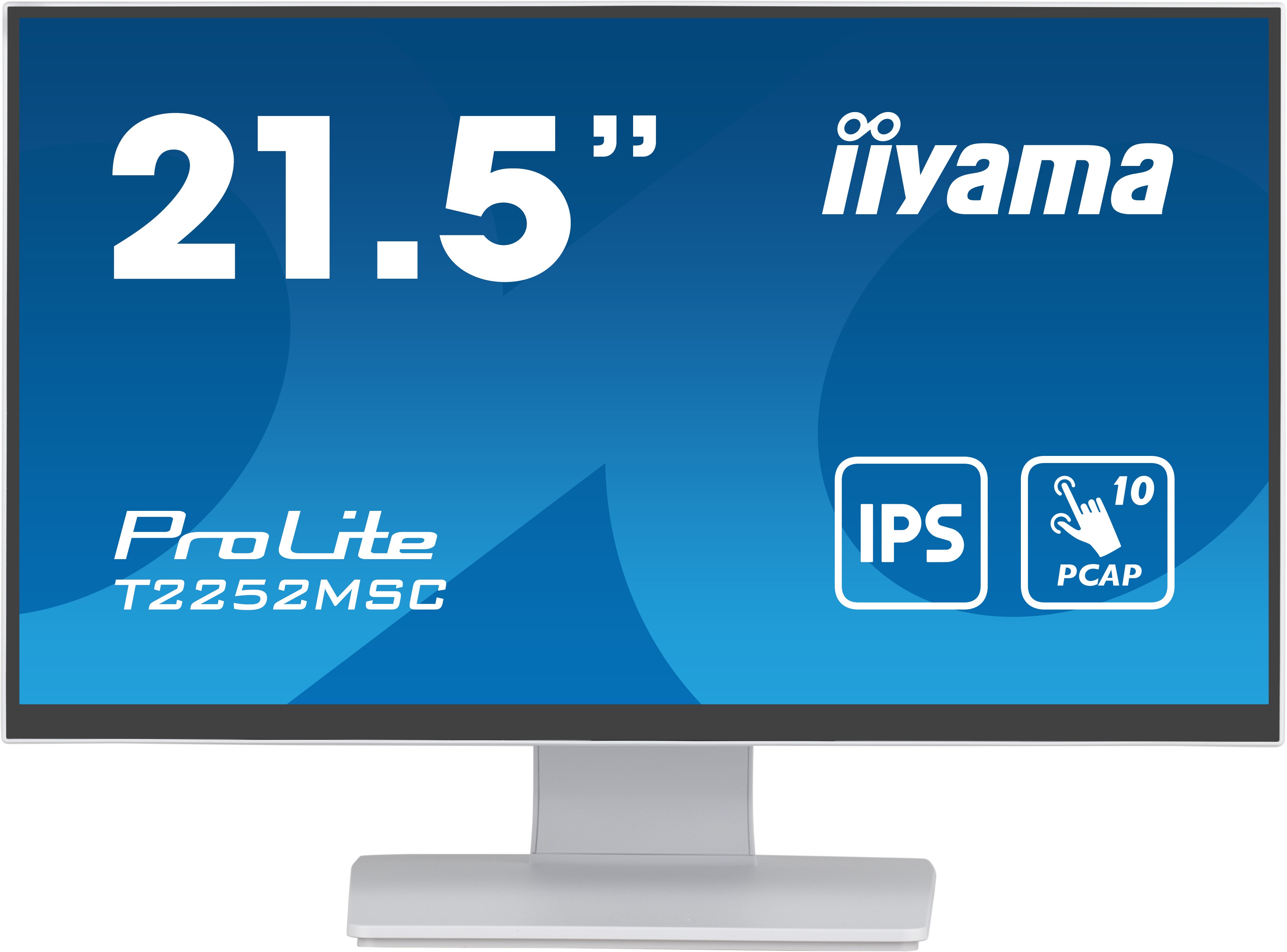 iiyama ProLite T2252MSC-W2 54,5cm (21,5") FHD IPS Multitouch-Monitor HDMI/DP/USB