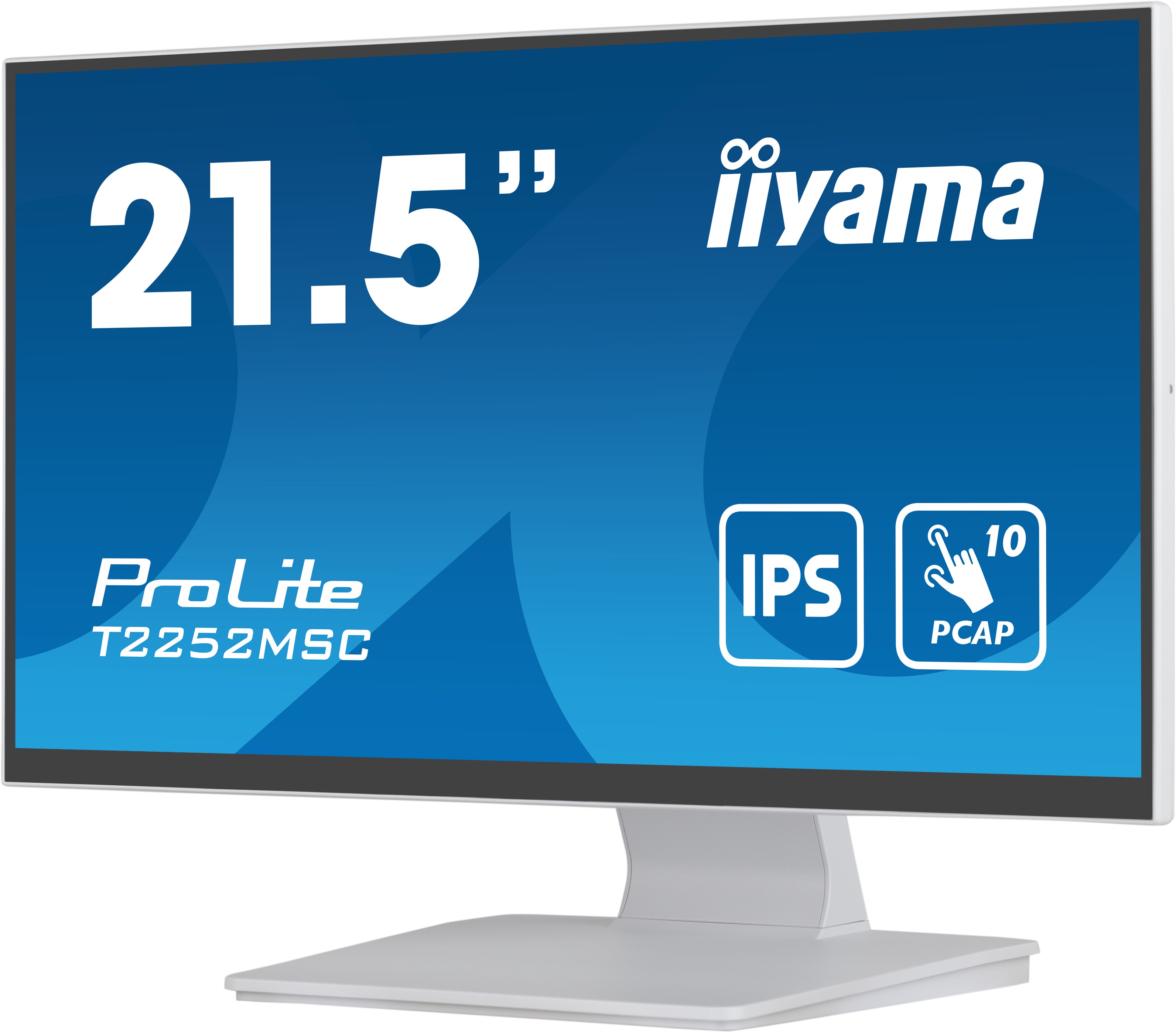 iiyama ProLite T2252MSC-W2 54,5cm (21,5") FHD IPS Multitouch-Monitor HDMI/DP/USB