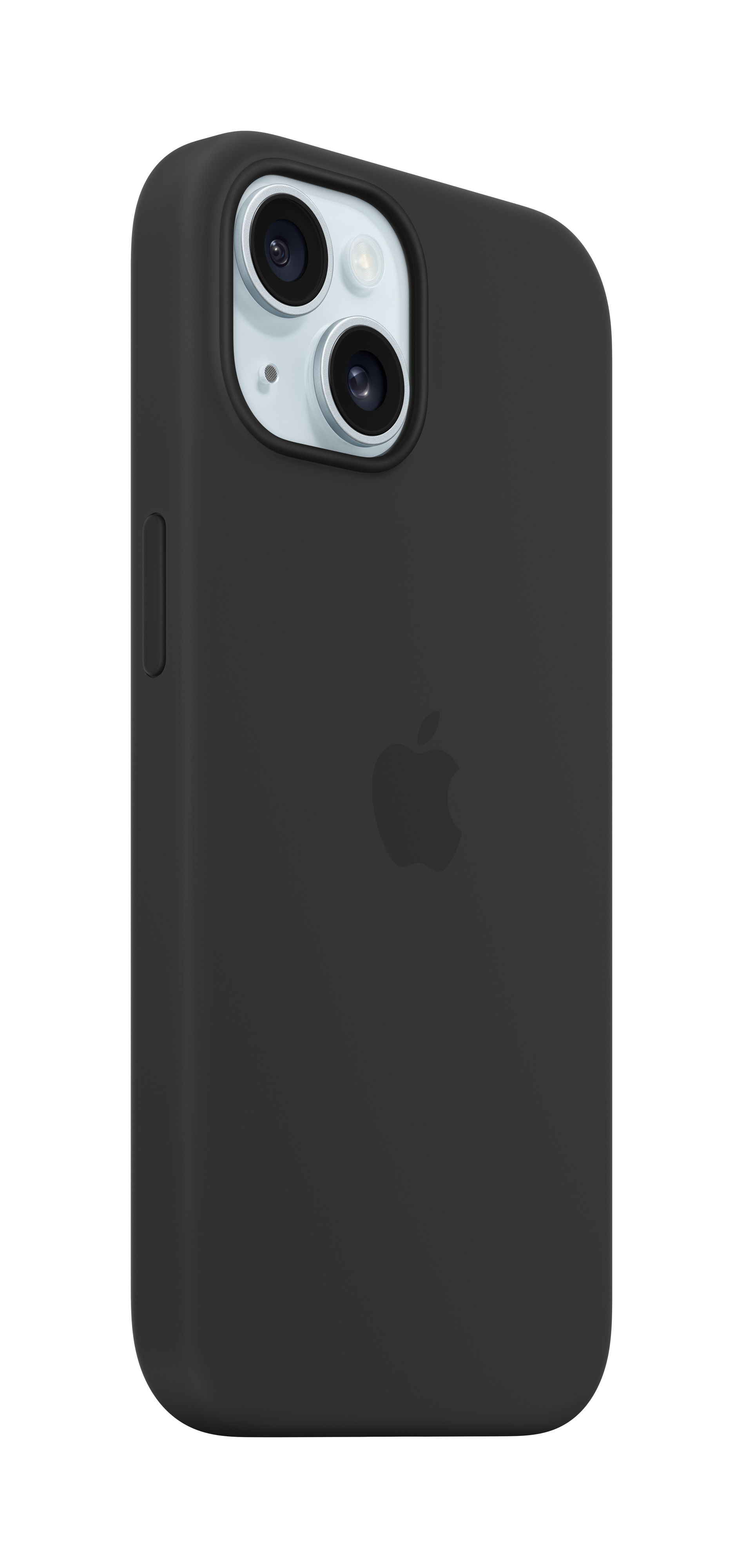 Apple Original iPhone 15 Silicone Case mit MagSafe - Schwarz