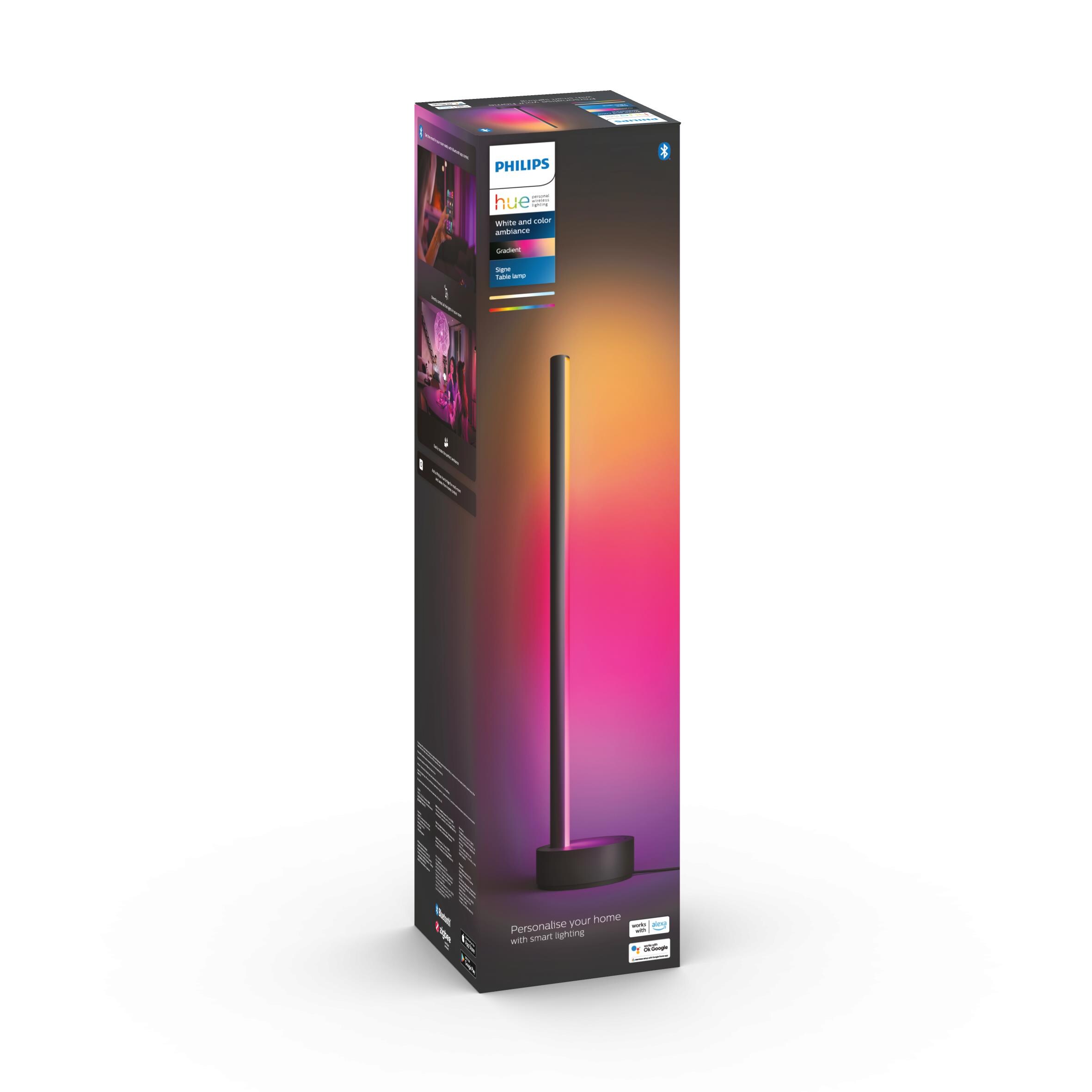 Philips Hue Gradient Signe Tischleuchte schwarz