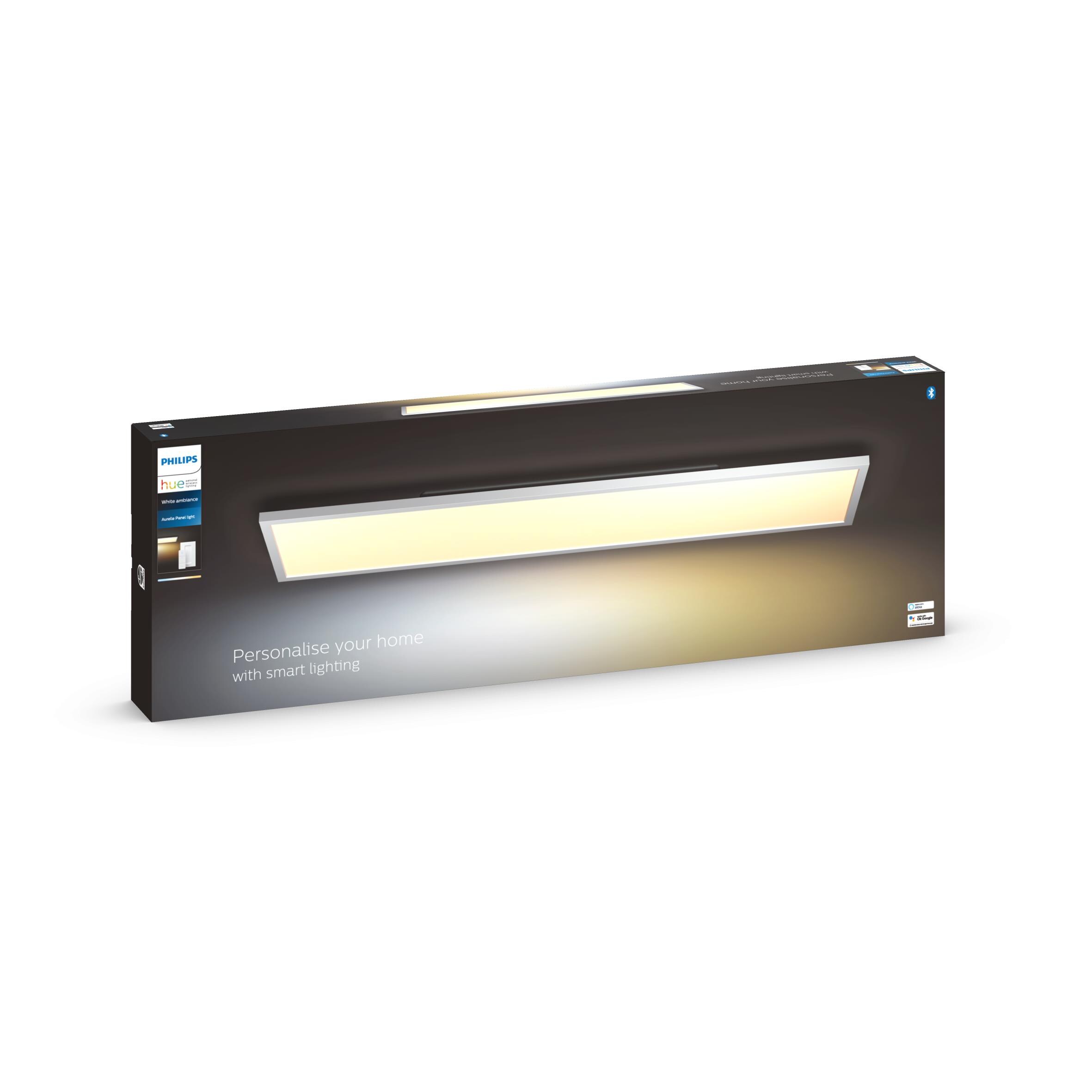 Philips Hue White Ambiance Aurelle Panelleuchte 120x30cm wh inkl. Dimmschalter