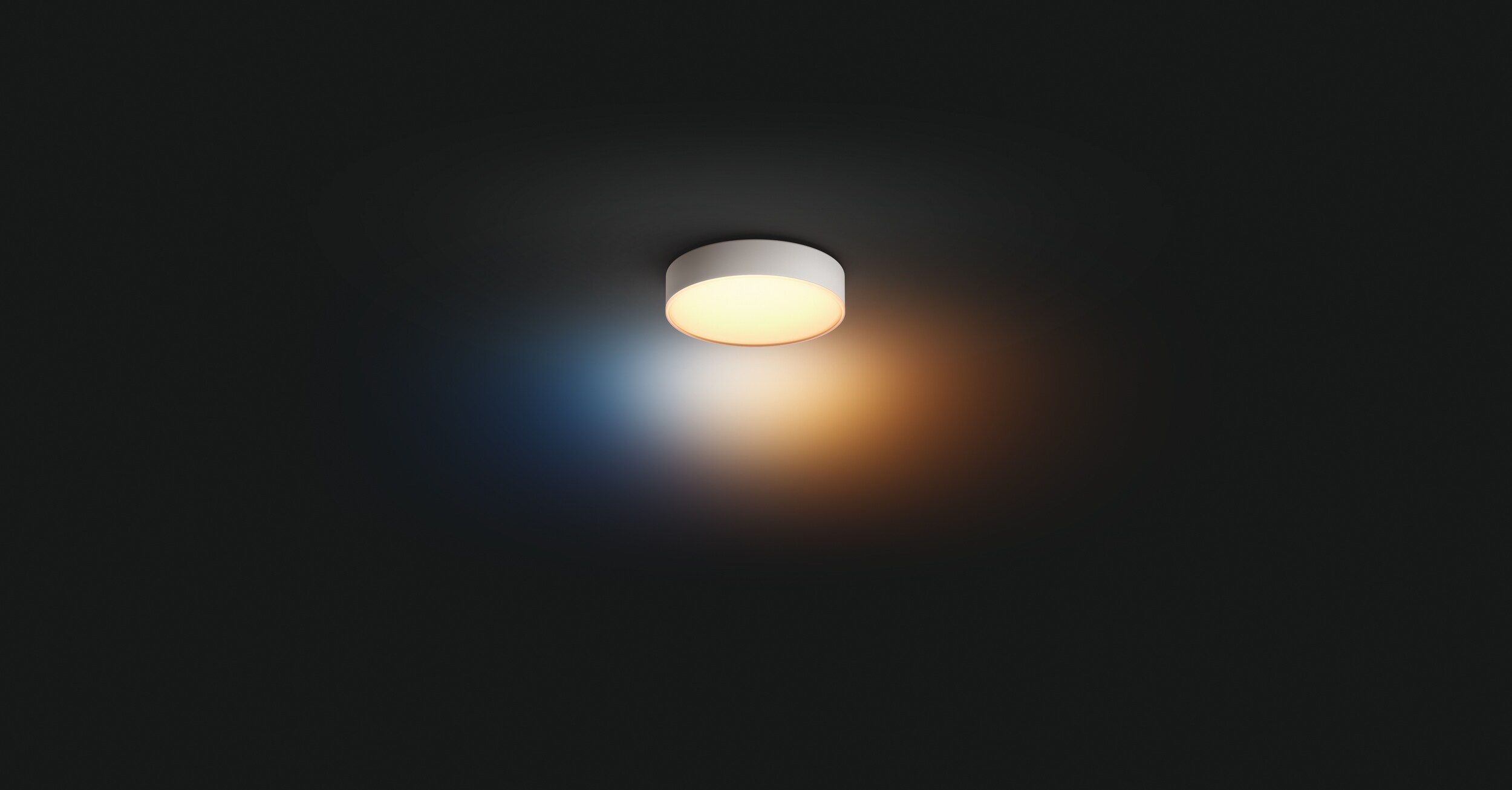 Philips Hue White Ambiance Enrave Deckenleuchte S wh 1200lm inkl. Dimmschalter