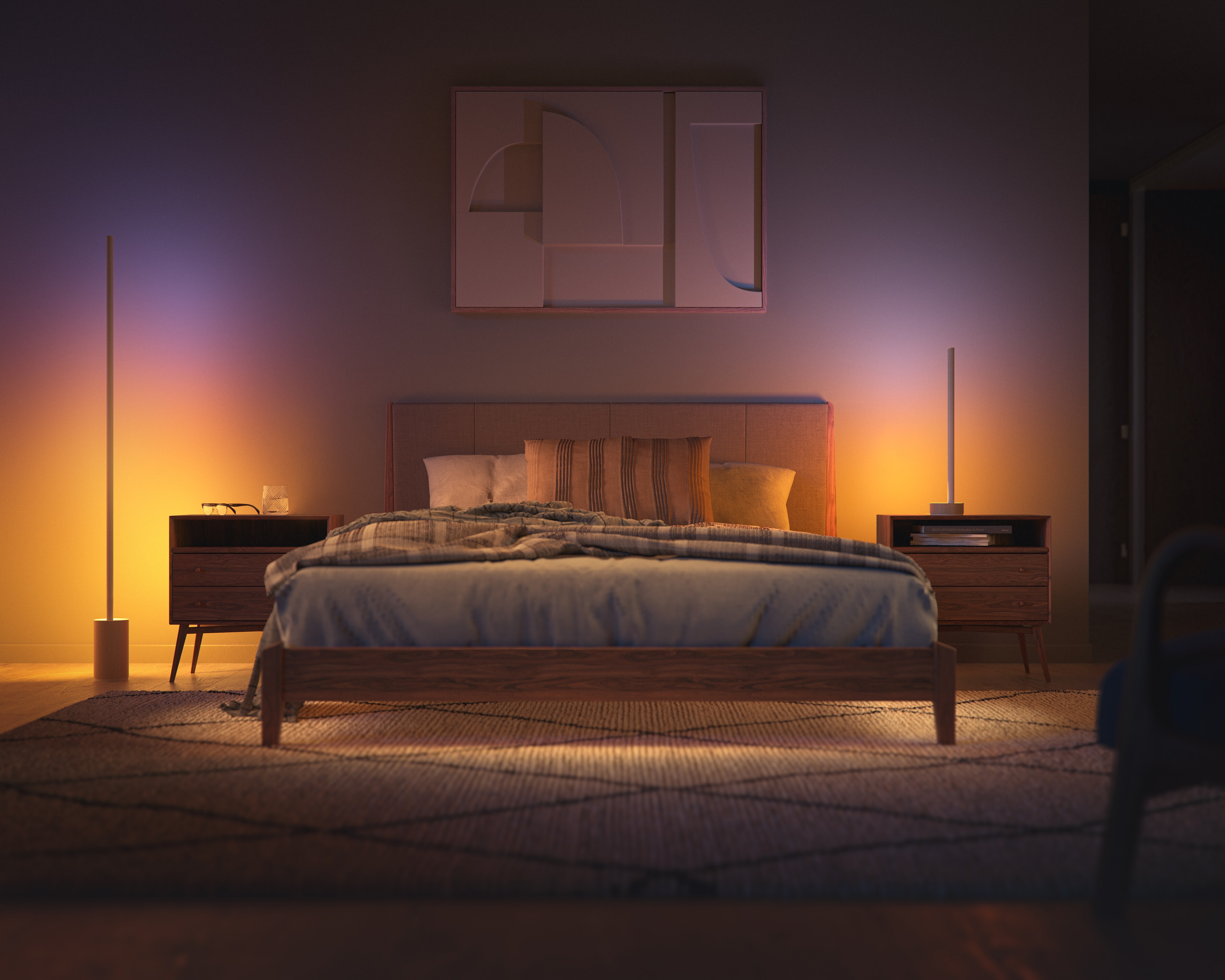 Philips Hue Gradient Signe Tischleuchte Oak