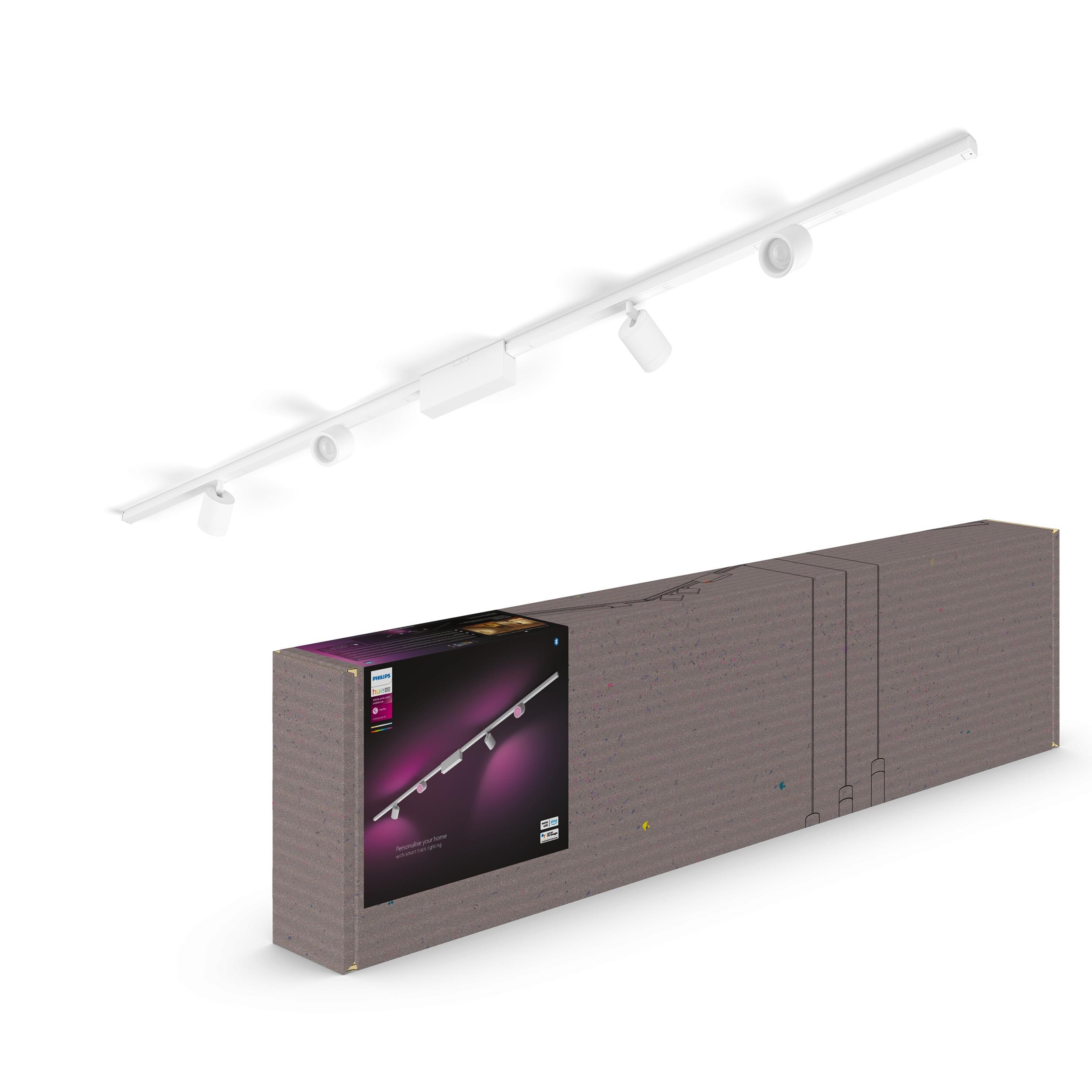 Philips Hue Perifo Basis-Set Deckenleuchte 4 Spots Weiß