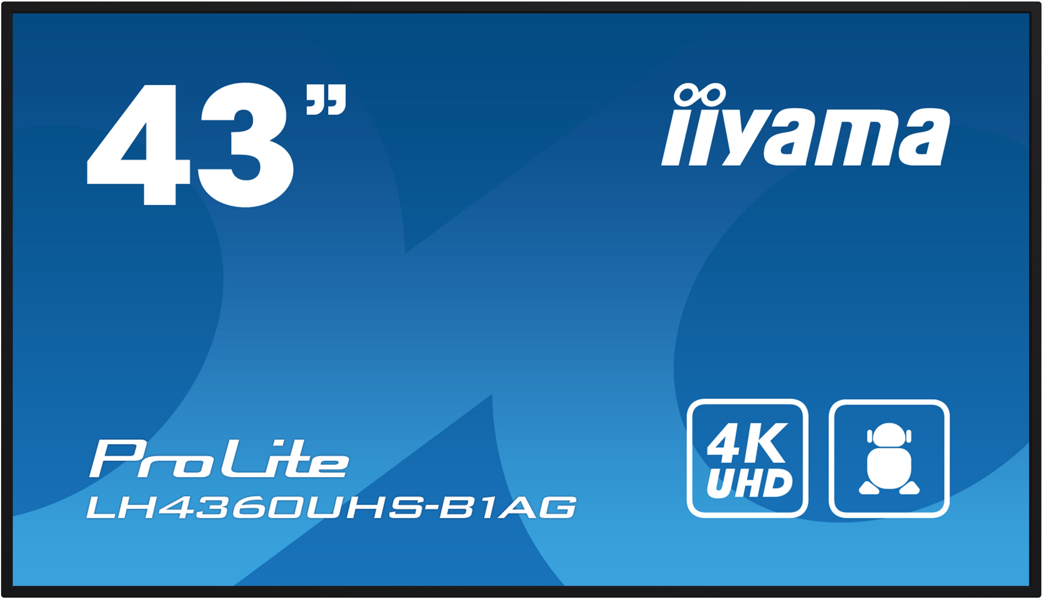 iiyama ProLite LH4360UHS-B1AG 108cm (42,5") 4K Digital Signage Monitor HDMI/VGA