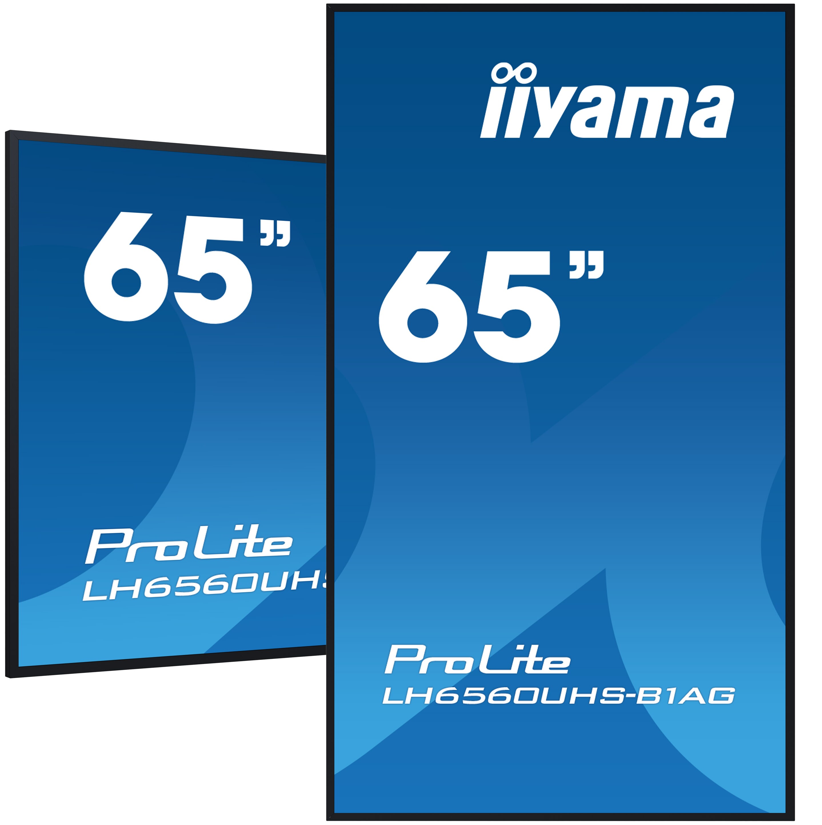 iiyama ProLite LH6560UHS-B1AG 163,9cm (64.5") 4K UHD Monitor HDMI/VGA/USB/LAN