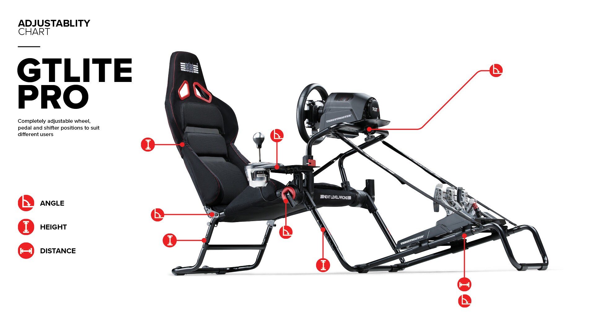 Next Level Racing GT Lite Pro - Faltbares Racing Cockpit