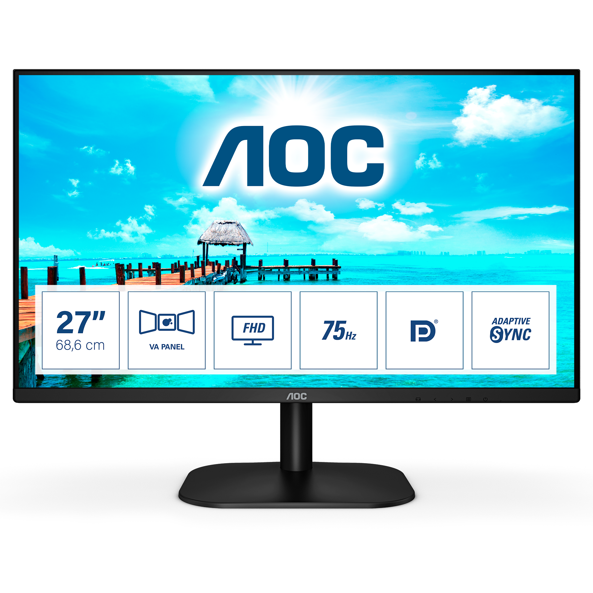 AOC 27B2QAM 68.6 cm (27") Full HD Monitor