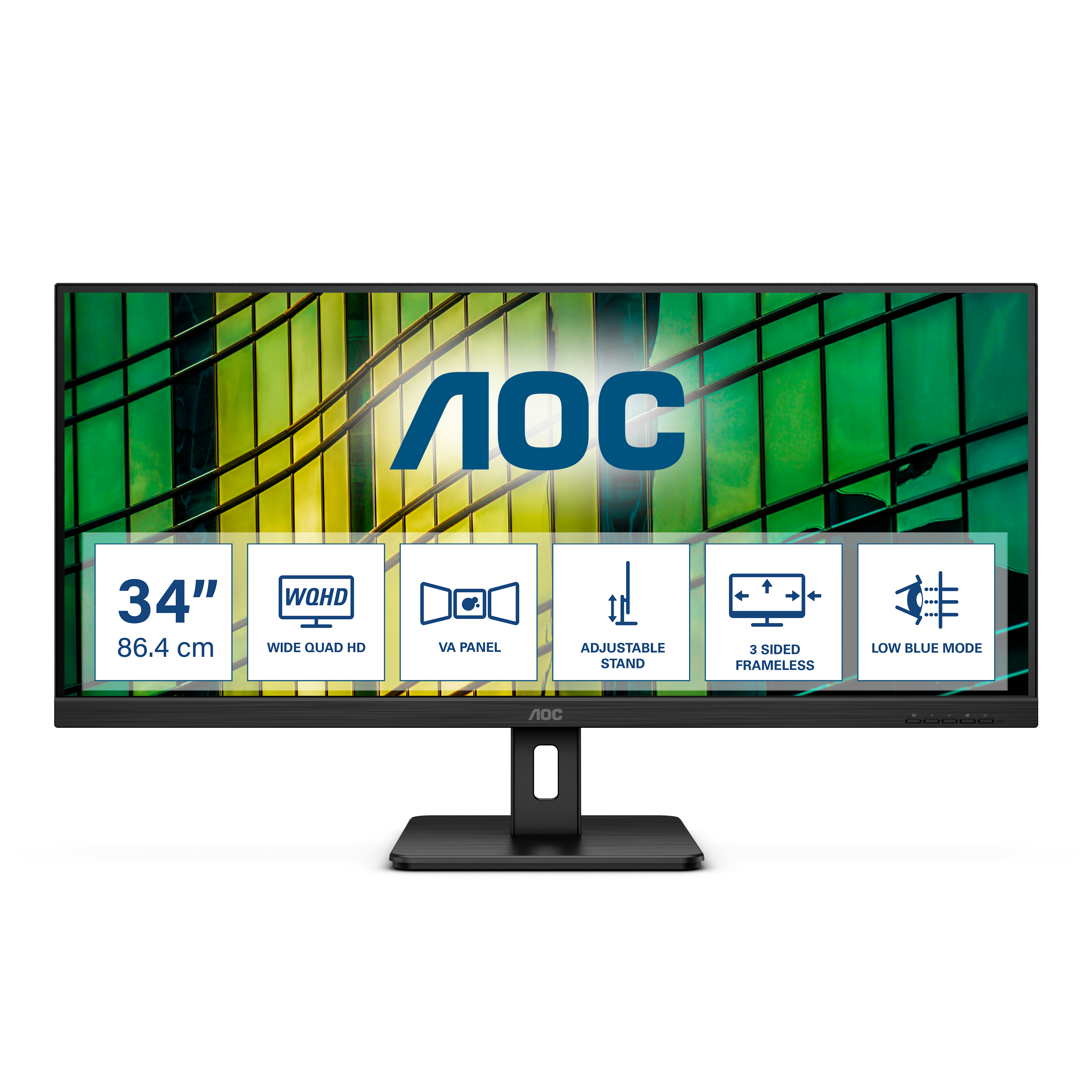 AOC Essential-Line U34E2M 86.4 cm (34") UWQHD Monitor