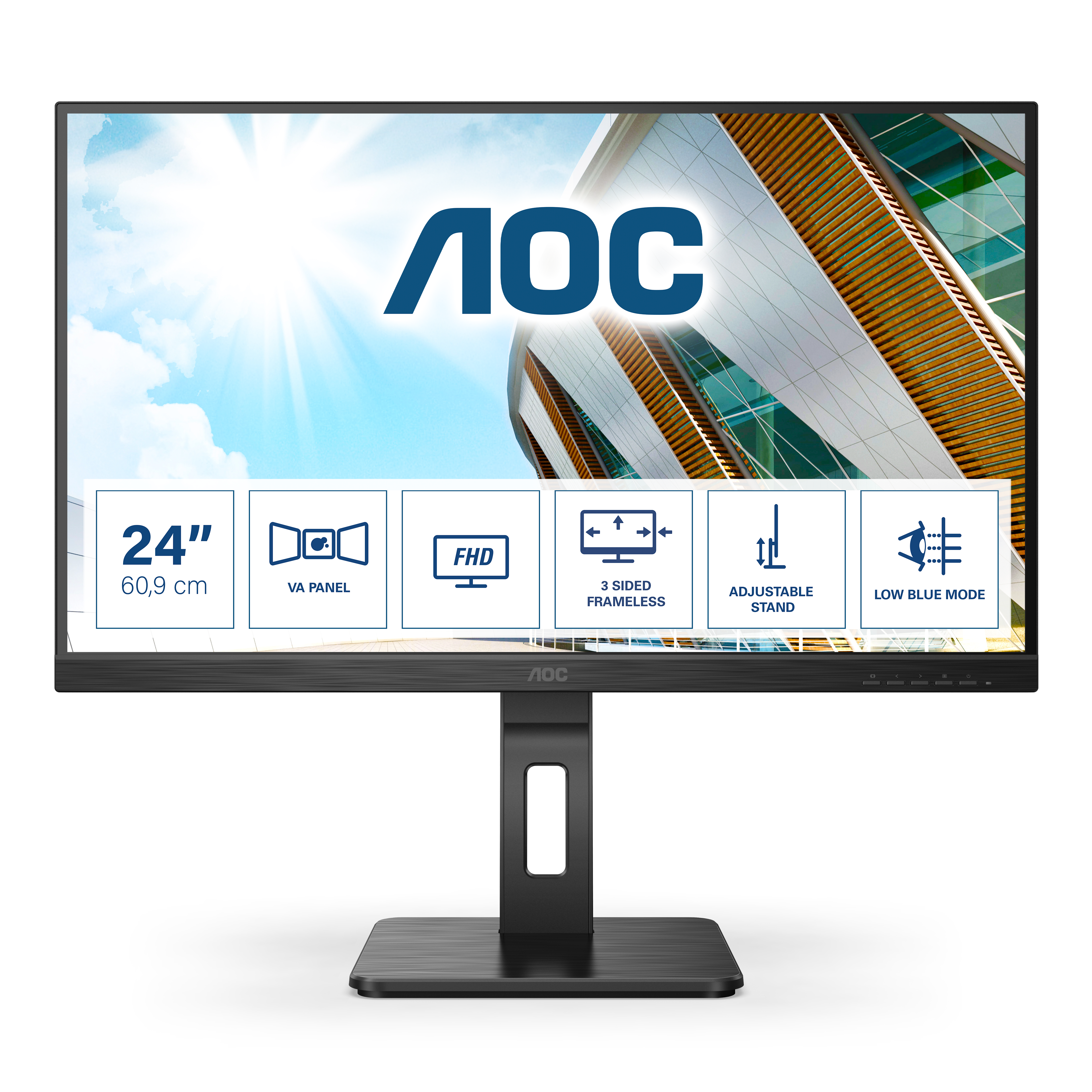 AOC Pro-Line 24P2QM 58.4 cm (23") Full HD Monitor