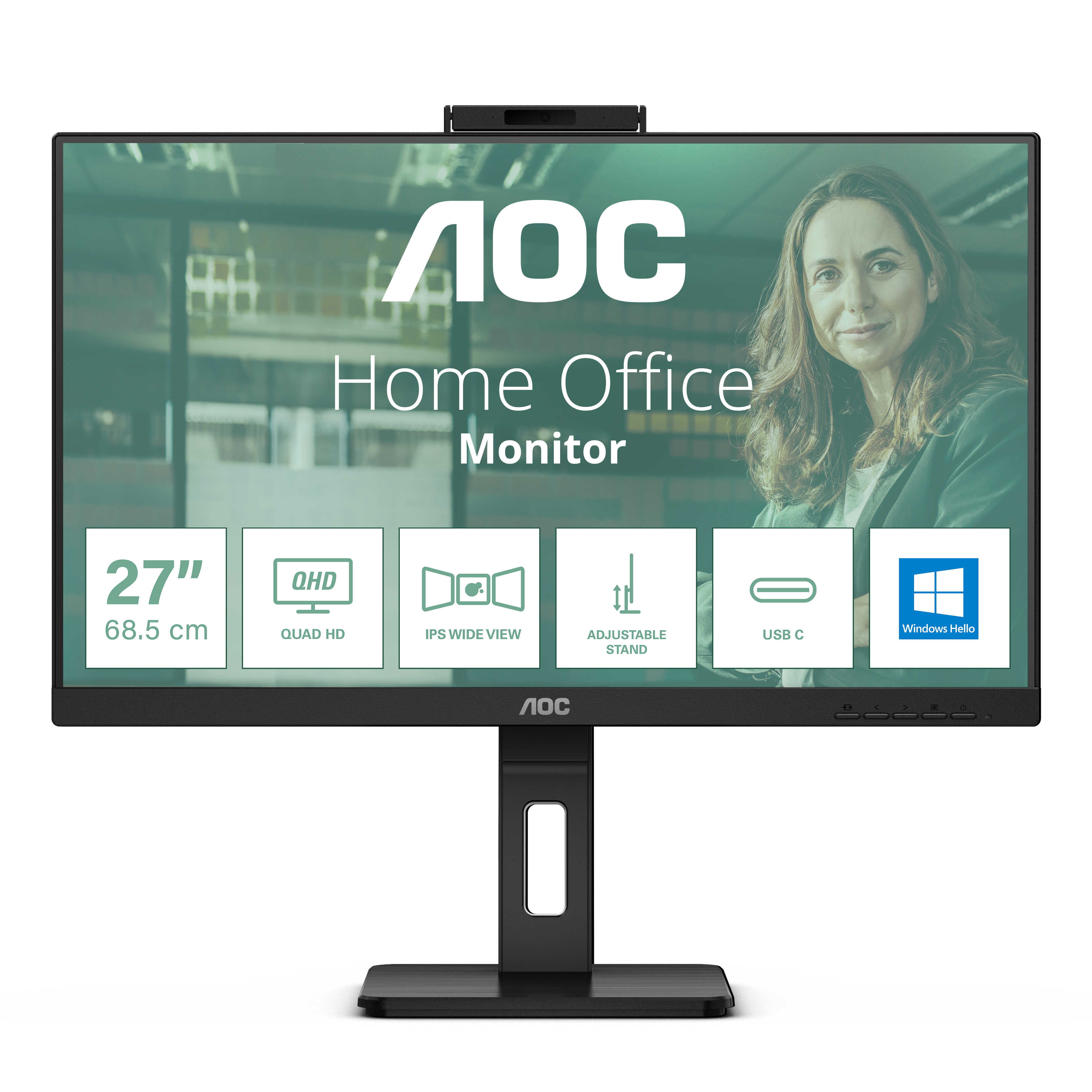 AOC Pro-Line Q27P3QW 68.6 cm (27") WQHD Monitor