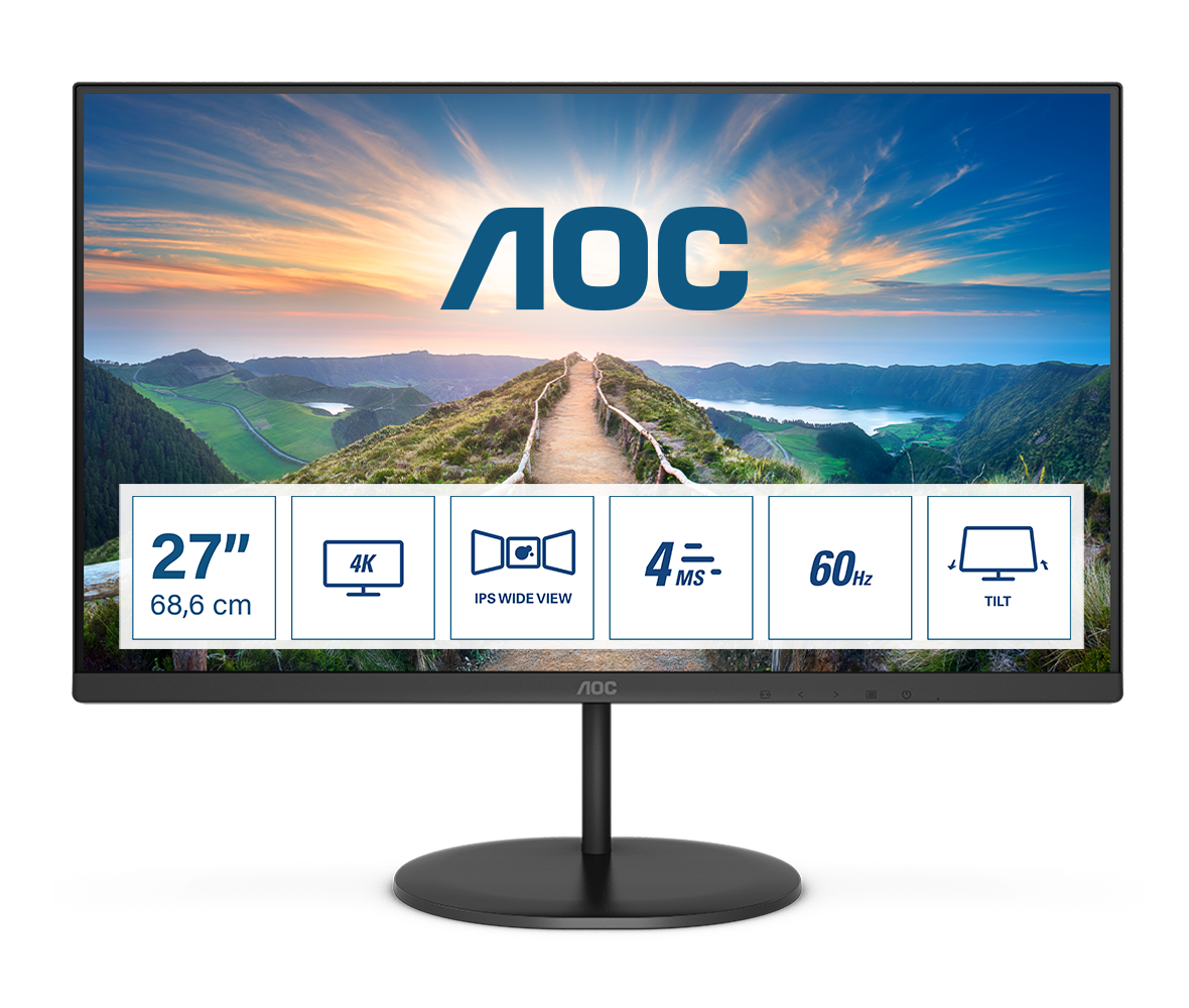 AOC U27V4EA 68.4 cm (27") UHD Monitor