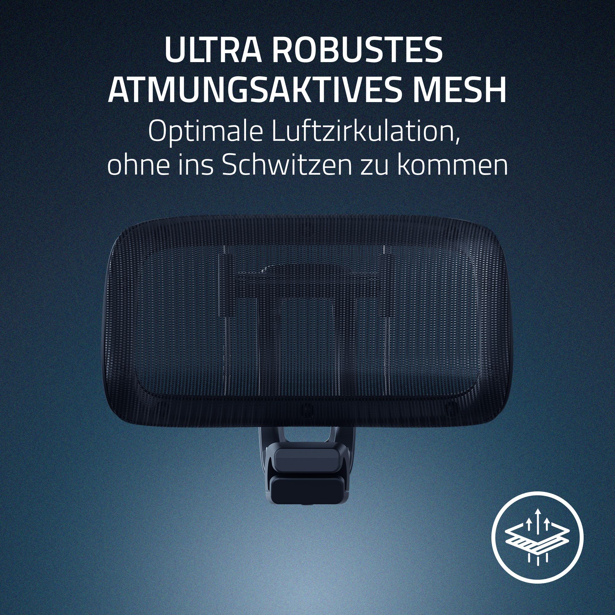 RAZER Fujin Headrest - Abnehmbare Mesh-Kopfstütze für Razer Fujin