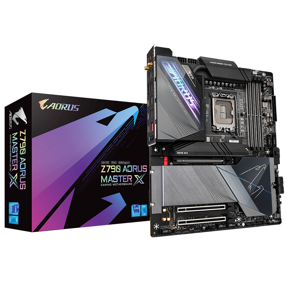 GIGABYTE Z790 AORUS MASTER X E-ATX Mainboard Sockel 1700 USB-C/DP/USB3.2/WIFI/BT