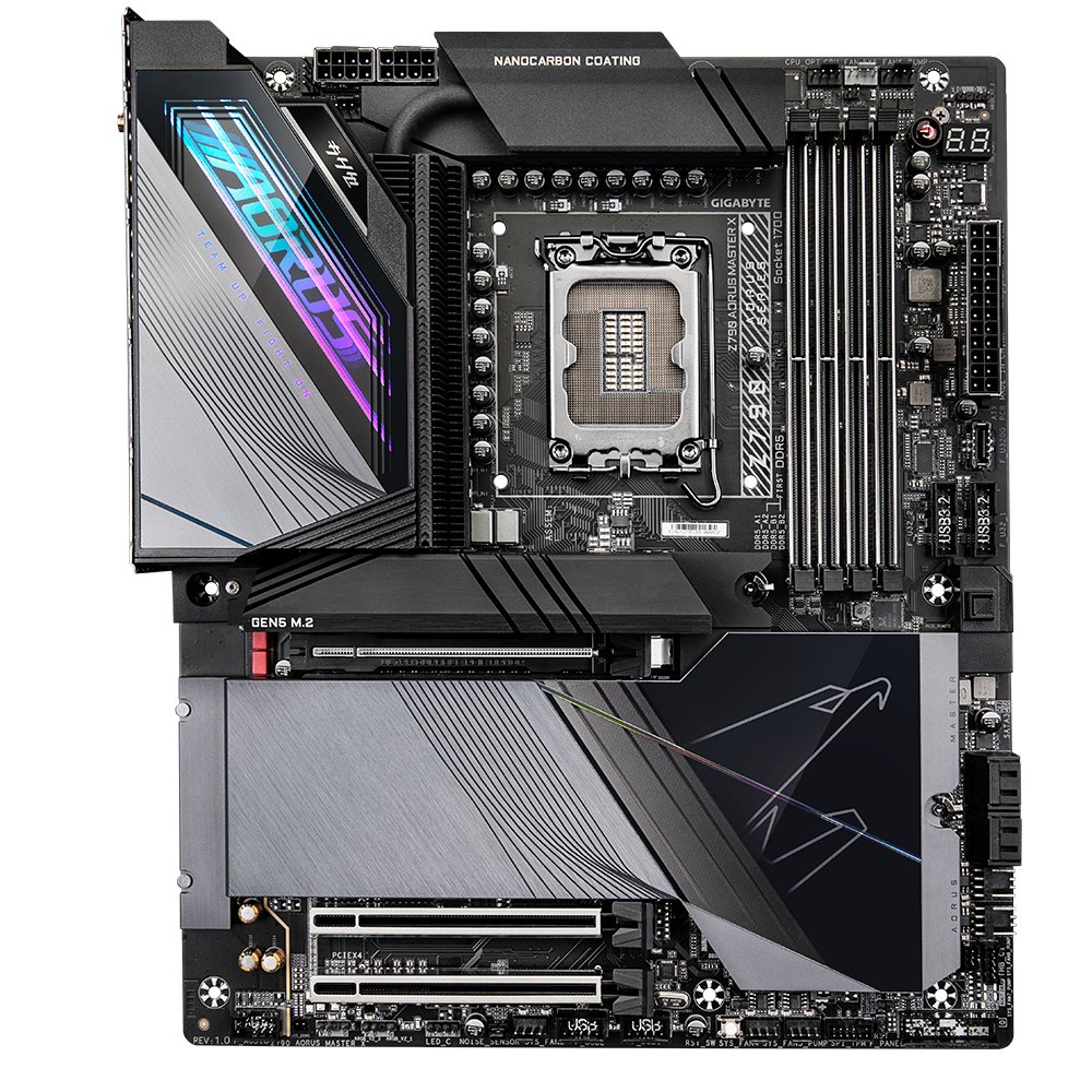 GIGABYTE Z790 AORUS MASTER X E-ATX Mainboard Sockel 1700 USB-C/DP/USB3.2/WIFI/BT